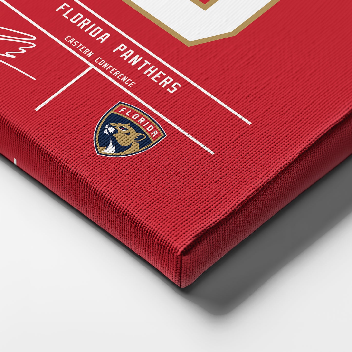Sam Bennett Florida Panthers Jersey Canvas Wall Art