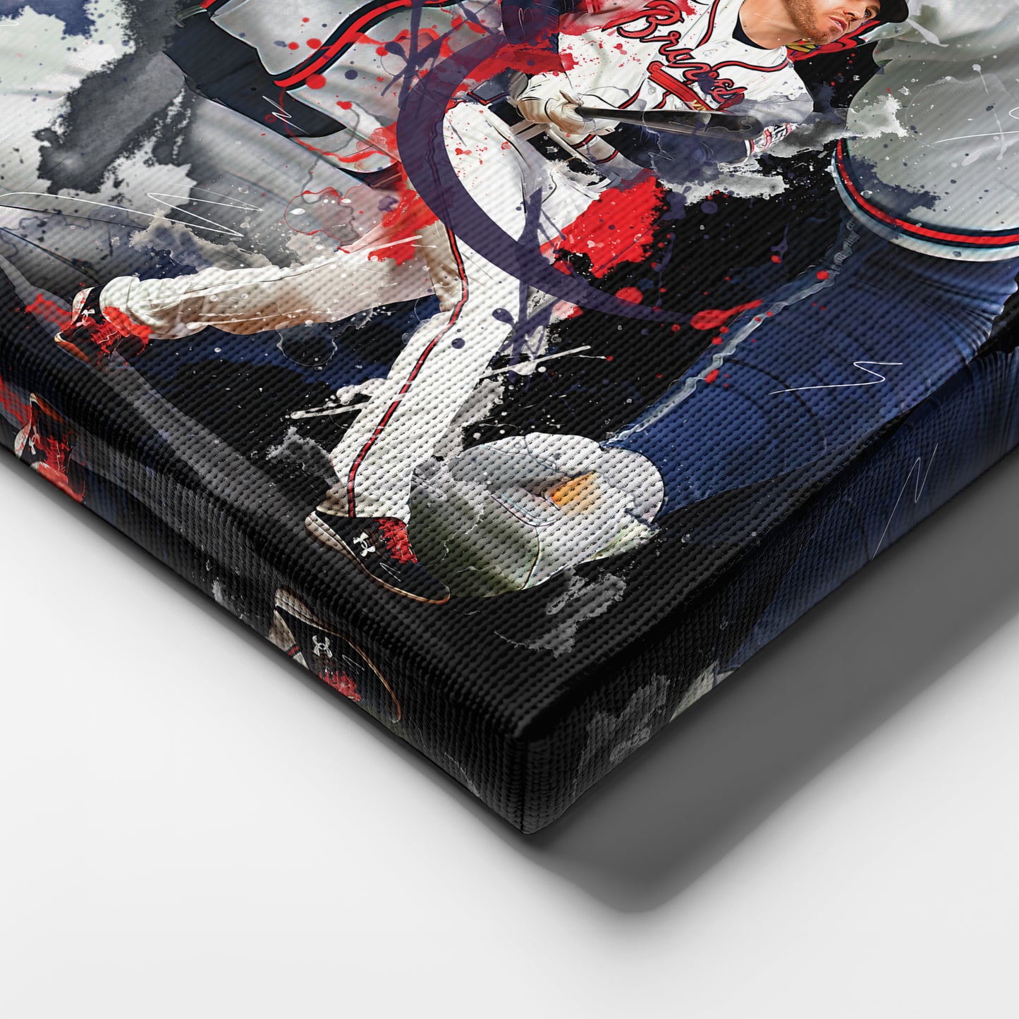 Freddie Freeman Braves Canvas Print | Atlanta Baseball Wall Art