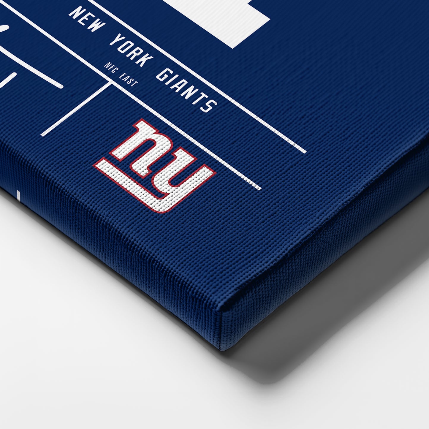 Malik Nabers New York Giants Jersey Canvas Wall Art