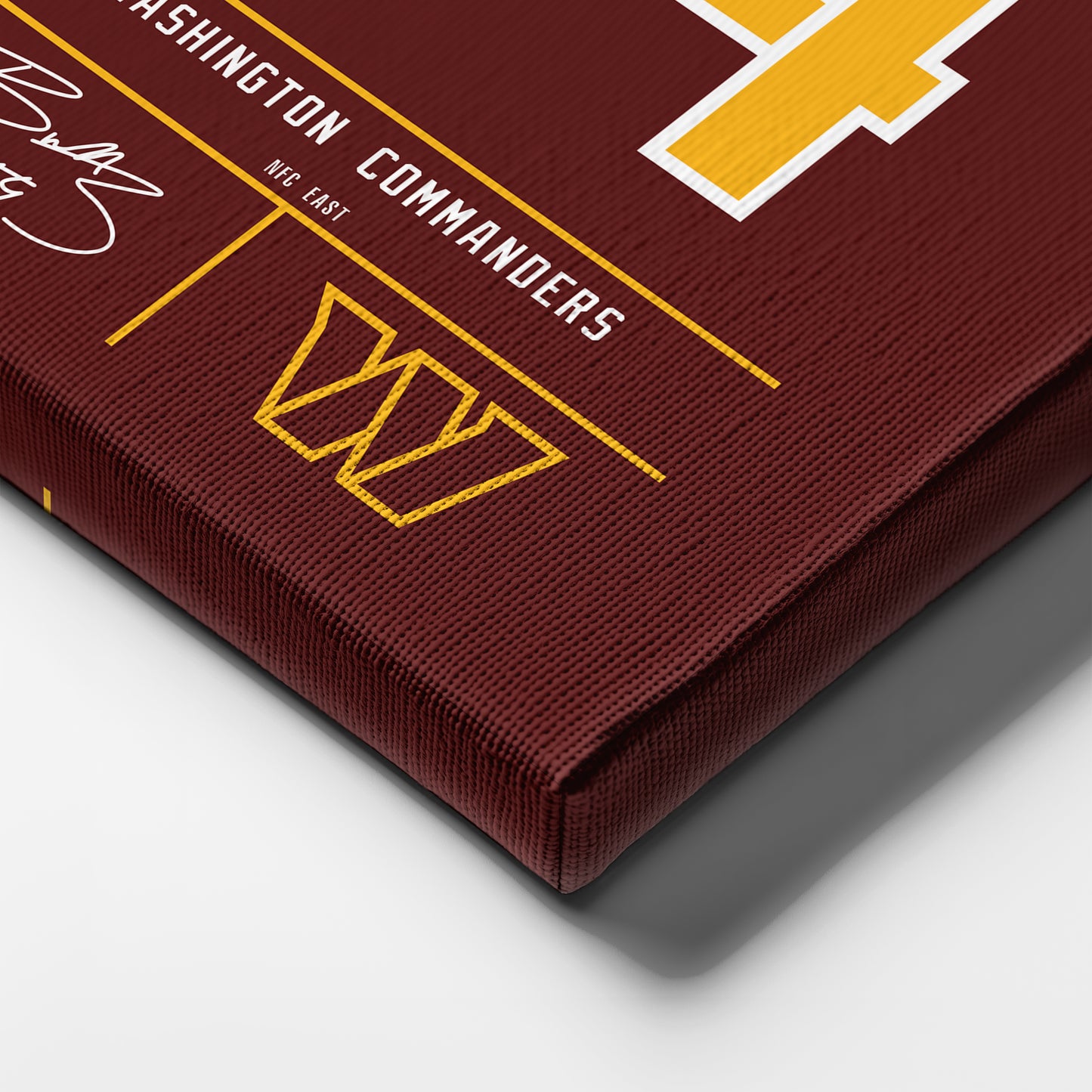 Bobby Wagner Commanders Jersey Canvas Print | Wall Art Decor