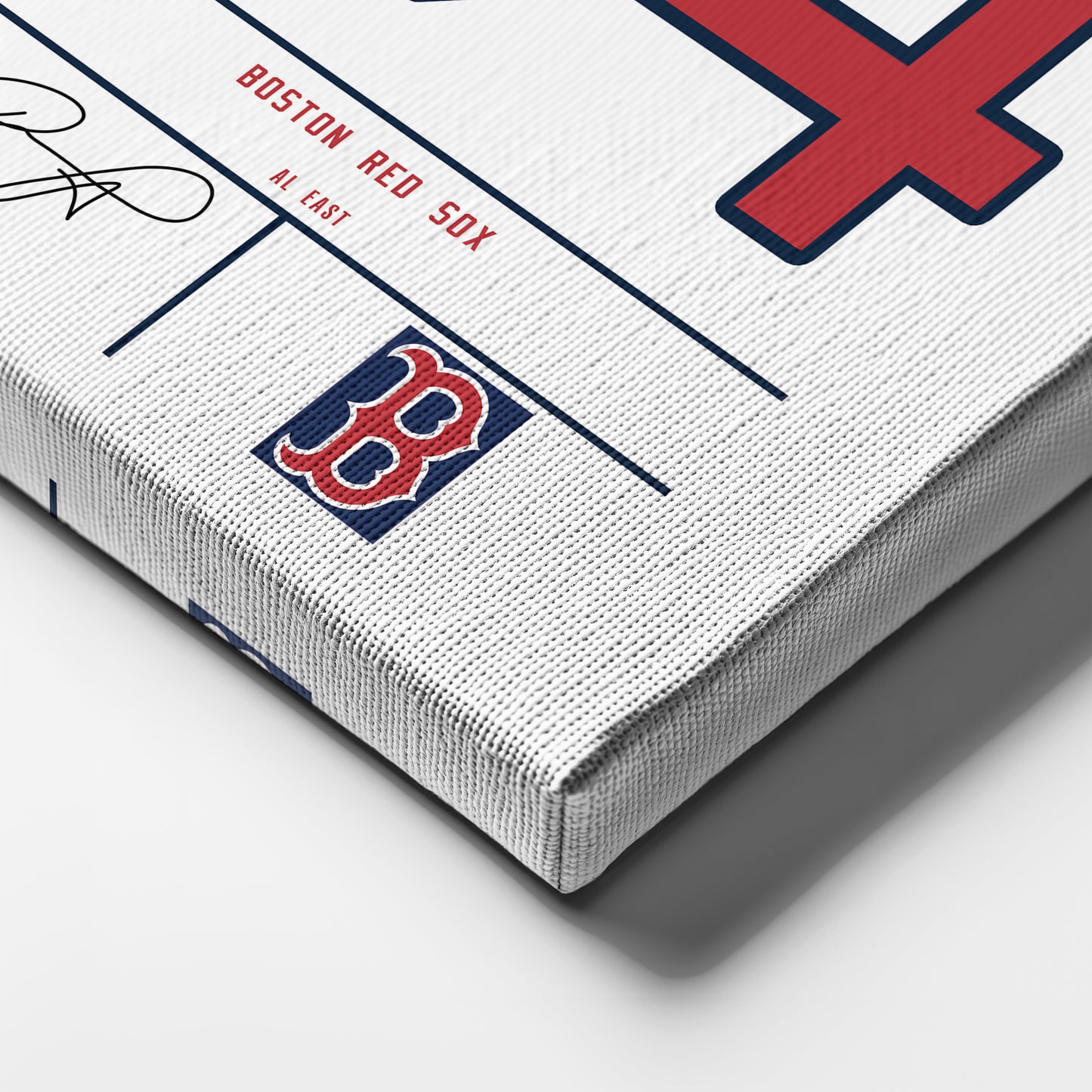 David Ortiz Red Sox Jersey Canvas Print | Wall Art Decor