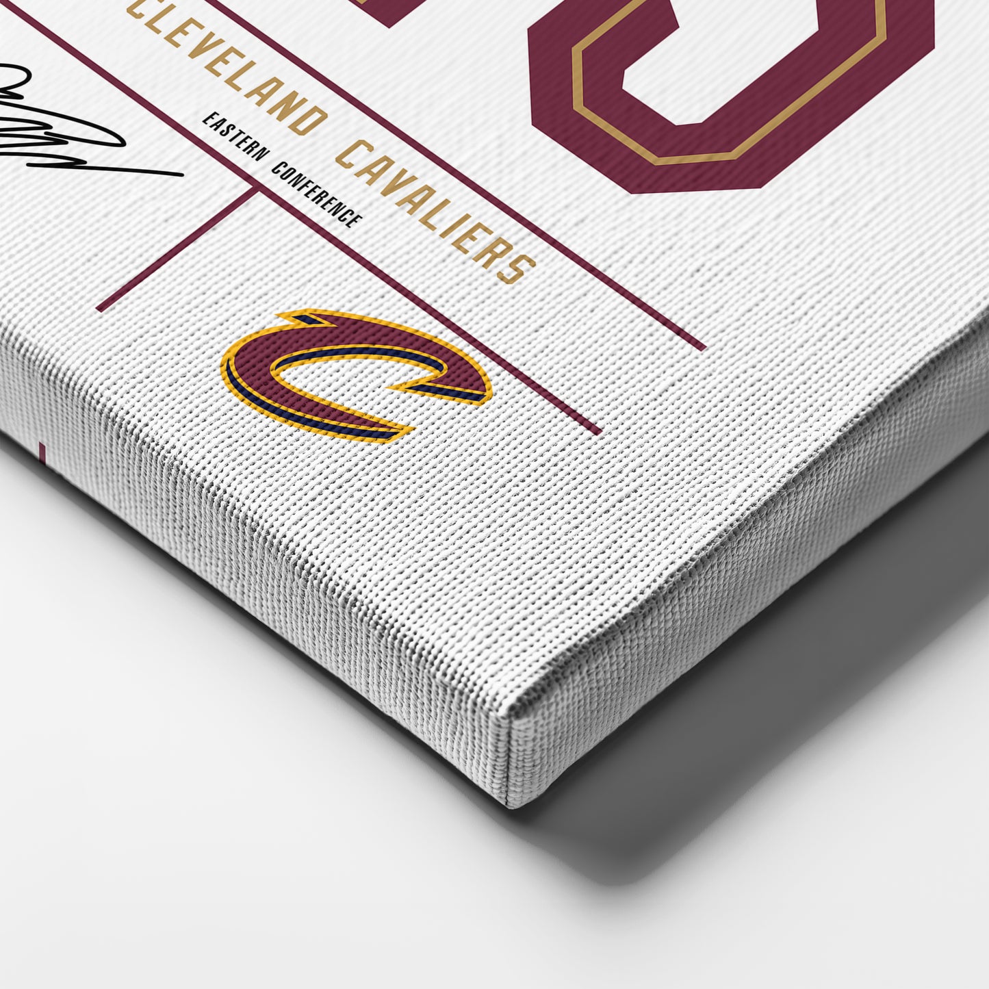 Donovan Mitchell Cavaliers Jersey Canvas Print | Wall Art Decor