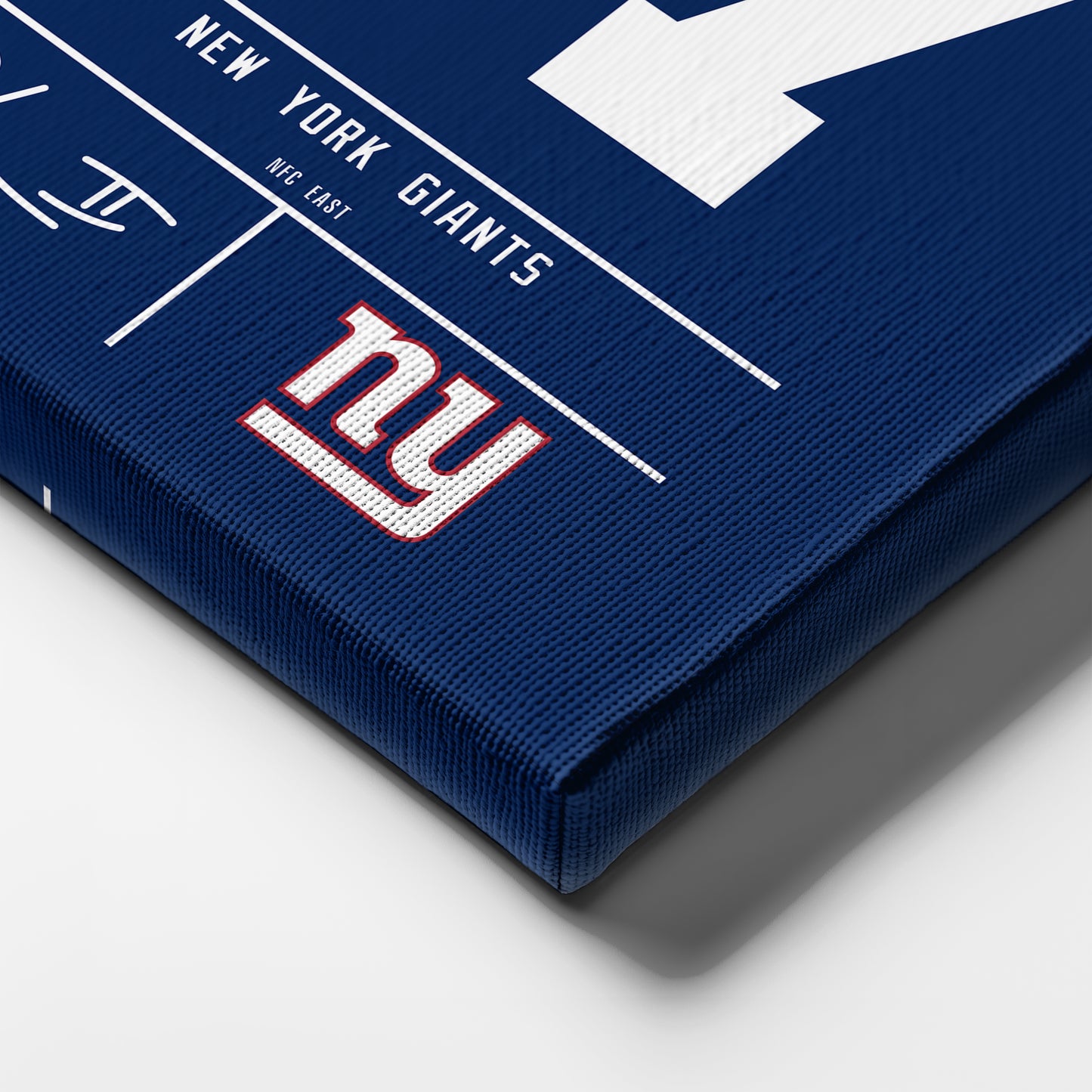 Dexter Lawrence New York Giants Jersey Canvas Wall Art