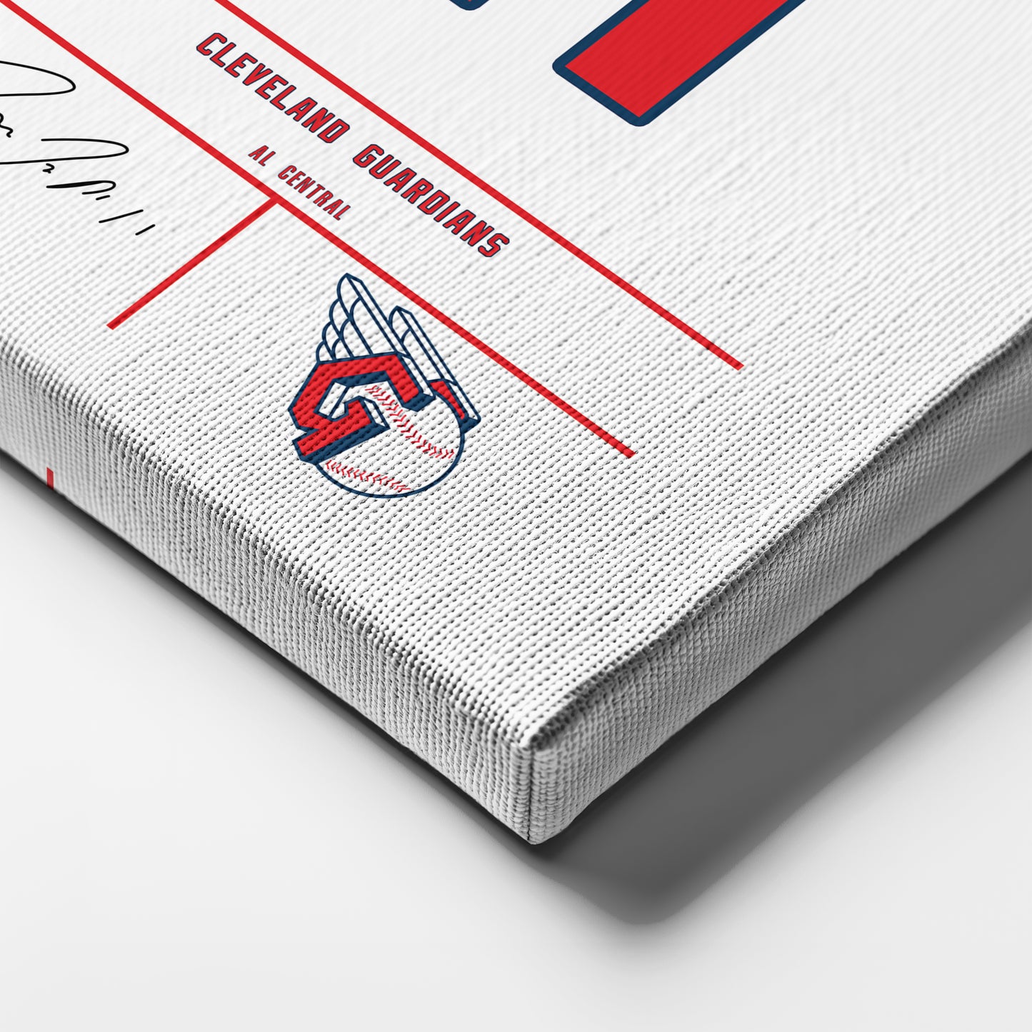 José Ramírez Guardians Jersey Canvas Print | Wall Art Decor