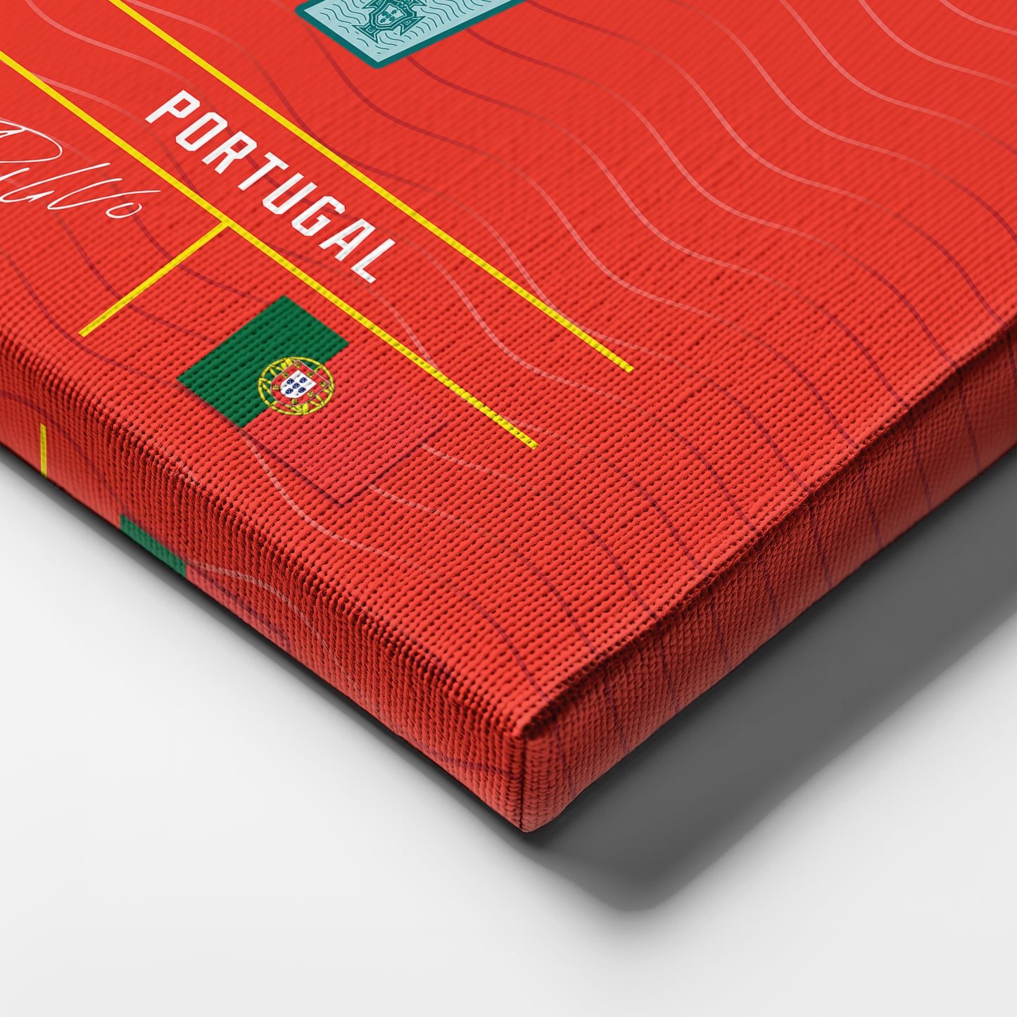 Cristiano Ronaldo Portugal Jersey Canvas Wall Art
