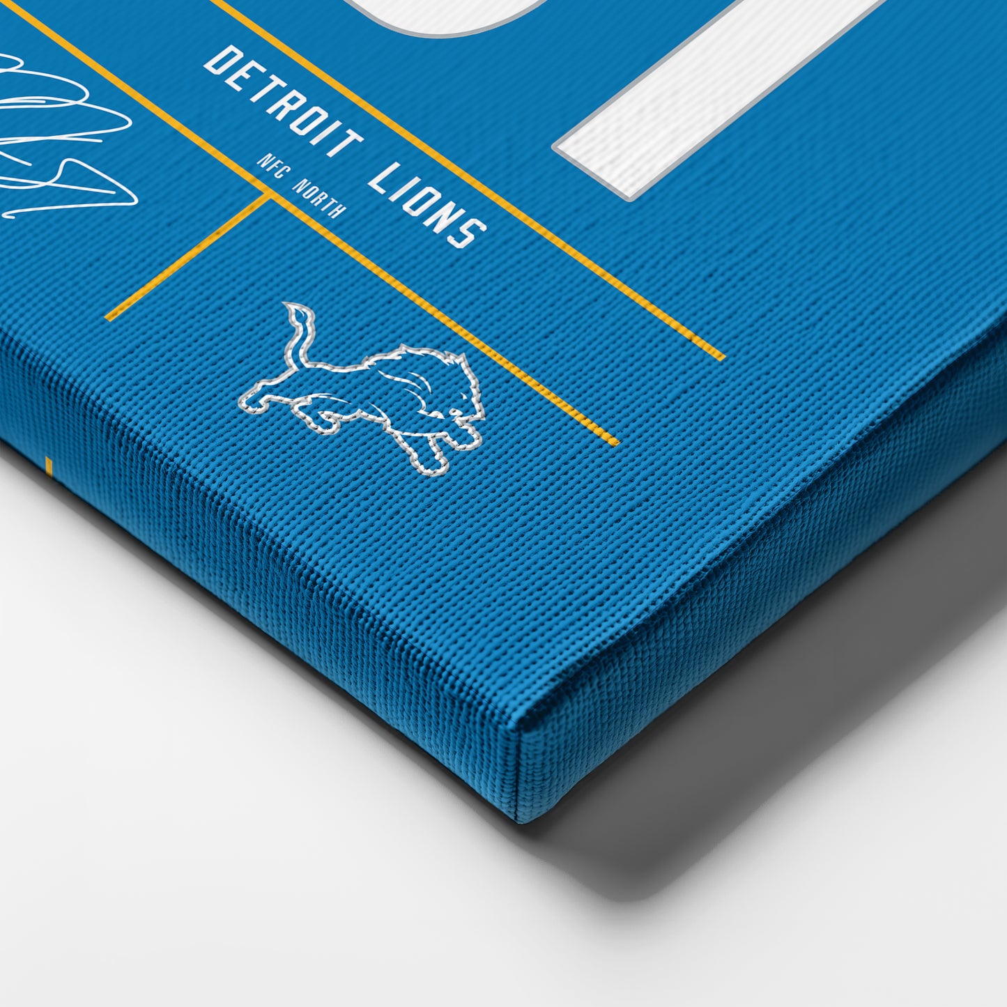 Calvin Johnson Lions Jersey Canvas Print | Wall Art Decor