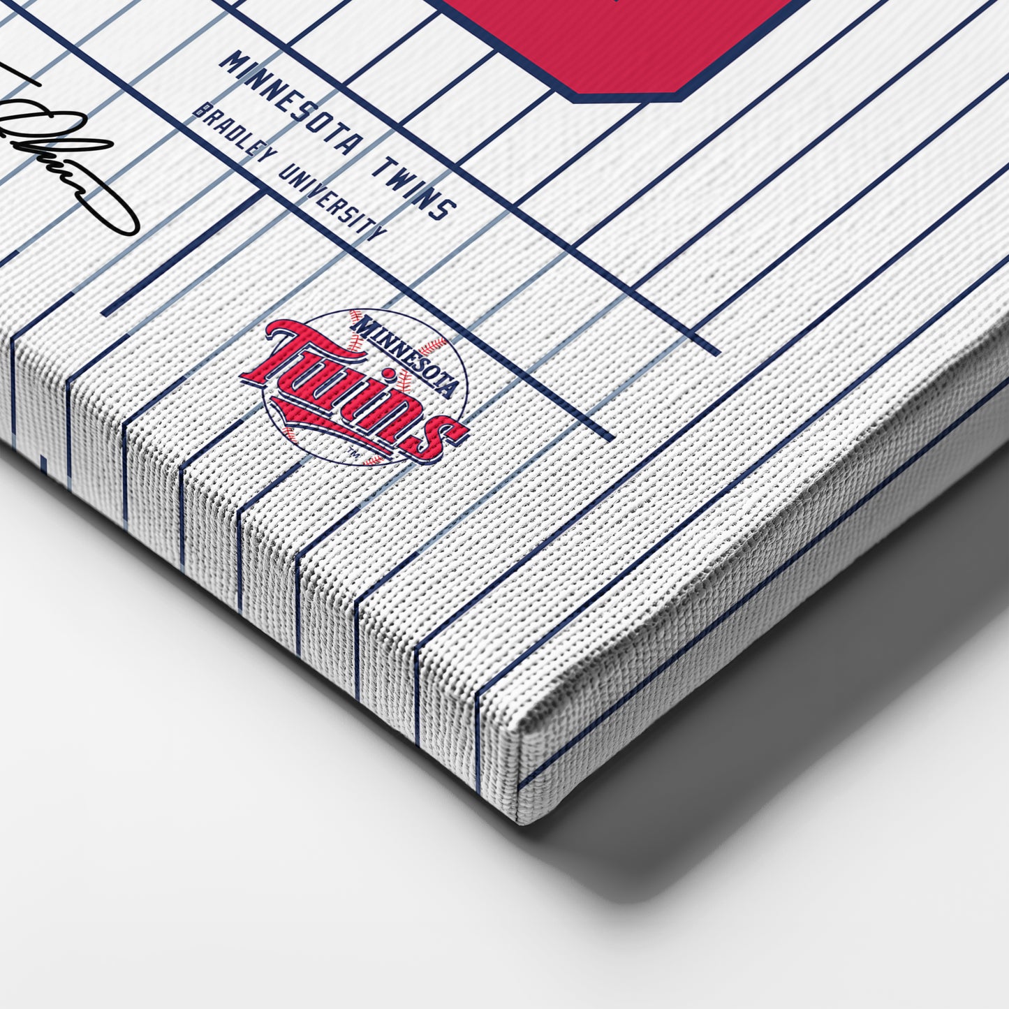 Tony Oliva Minnesota Twins Jersey Canvas Wall Art