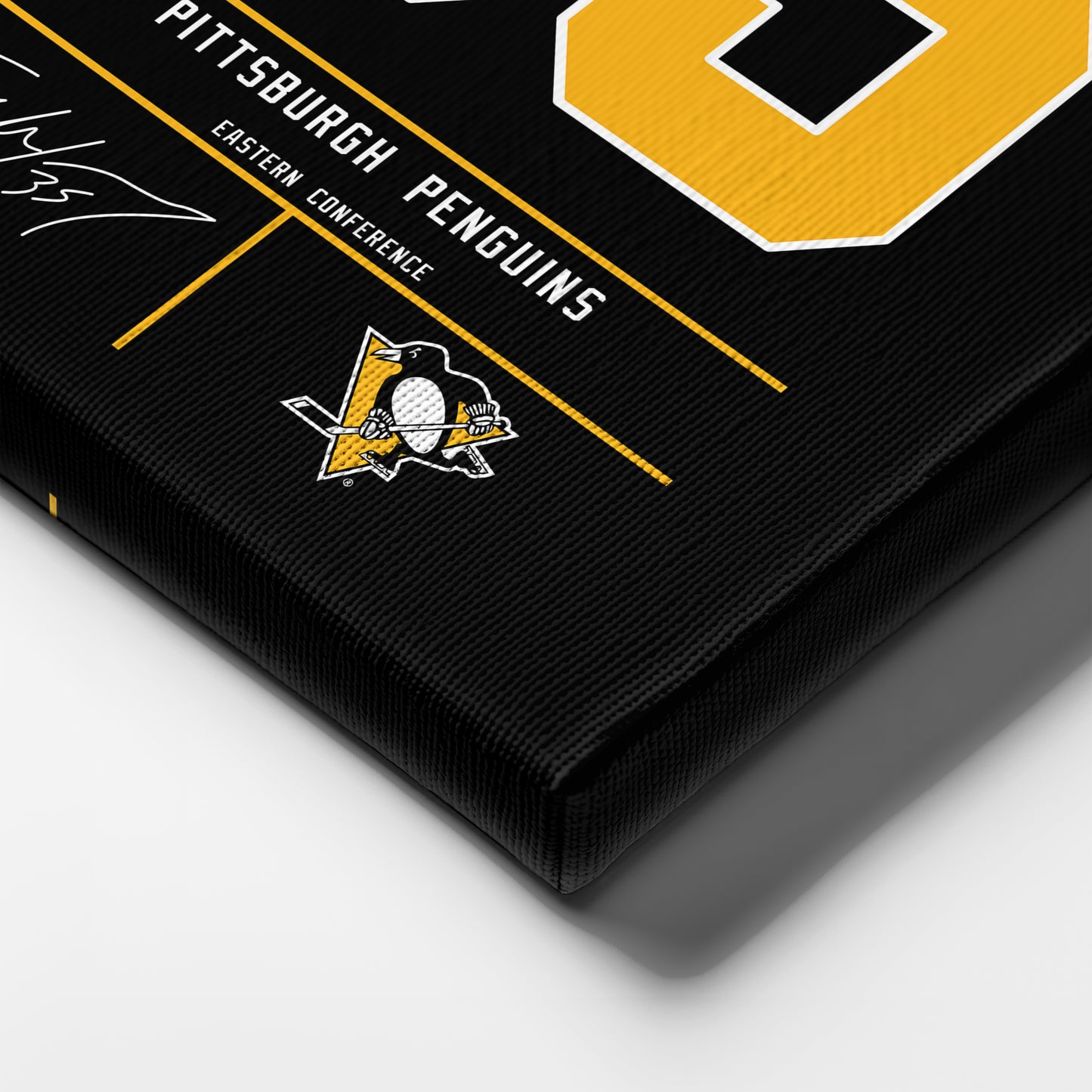 Tristan Jarry Penguins Jersey Canvas Print | Wall Art Decor