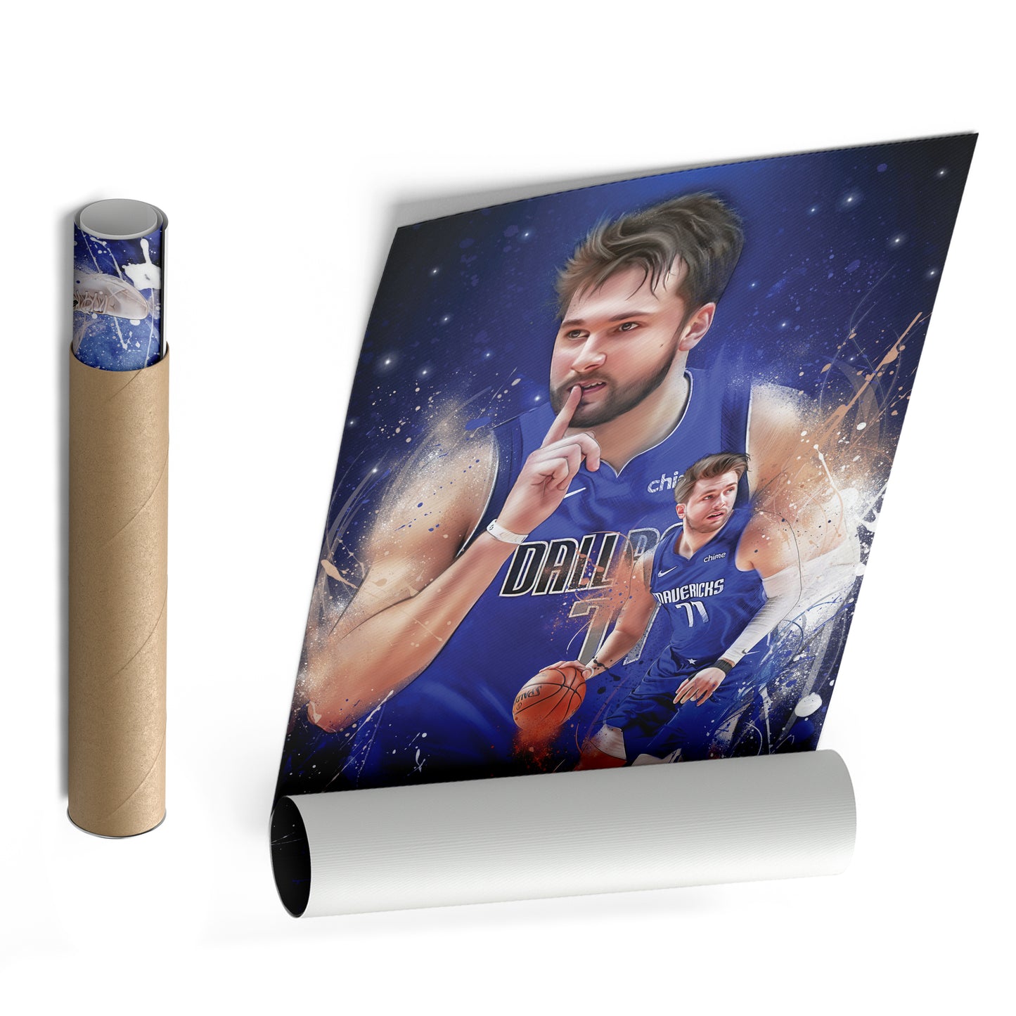 Luka Doncic Canvas Print | Dallas Mavericks Wall Art Decor