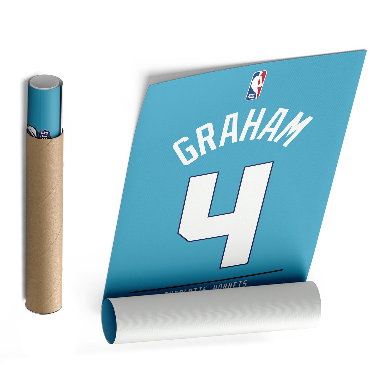 Devonte' Graham Hornets Jersey Canvas Print | Wall Art Decor