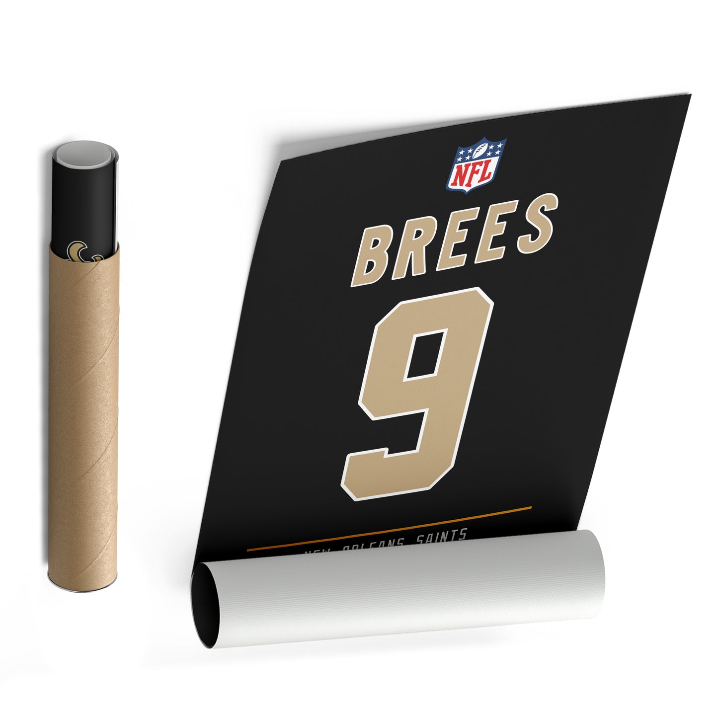 Drew Brees Saints Jersey Canvas Print | Wall Art Decor