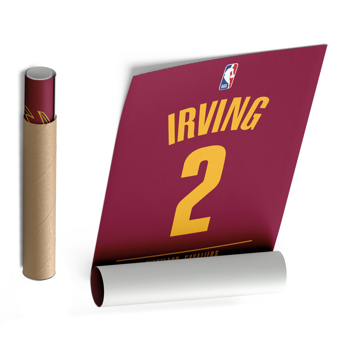 Kyrie Irving Cavaliers Jersey Canvas Print | Wall Art Decor