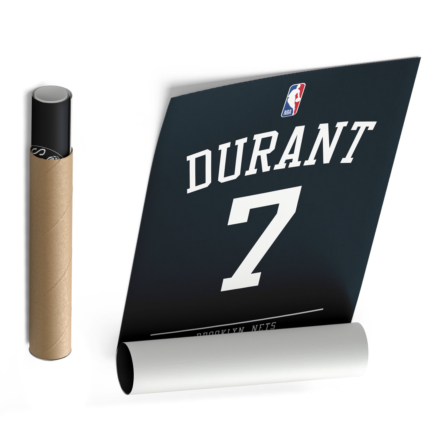 Kevin Durant Nets Jersey Canvas Print | Wall Art Decor