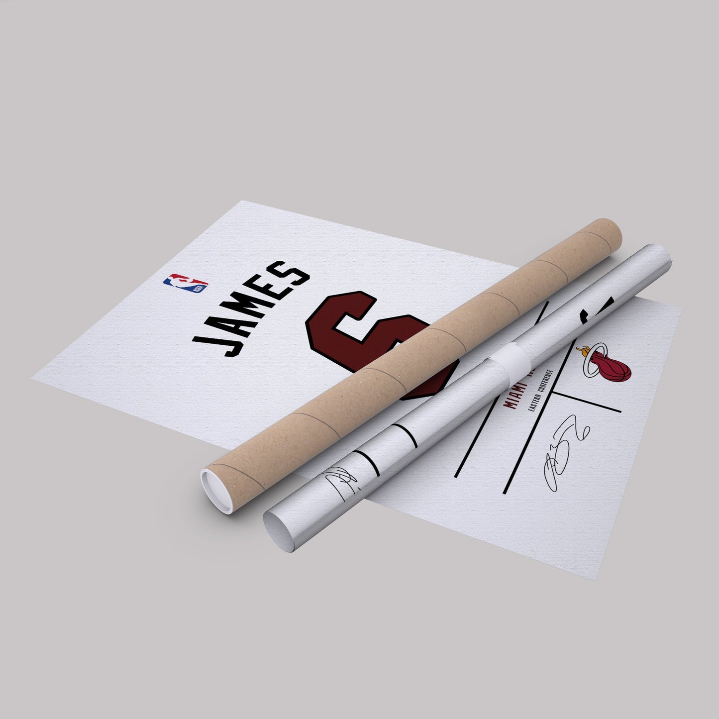 Lebron James Heat Jersey Canvas Print | Wall Art Decor