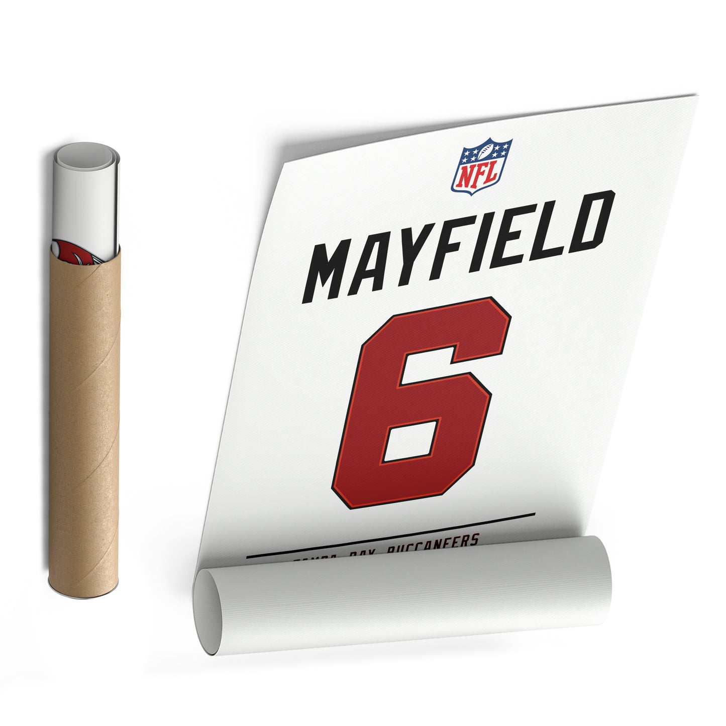 Baker Mayfield Buccaneers Jersey Canvas Print | Wall Art Decor