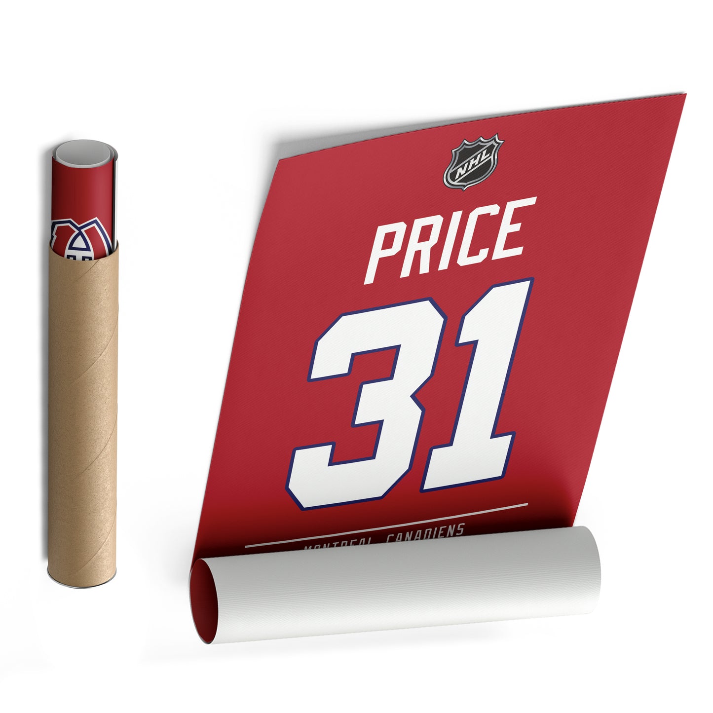Carey Price Canadiens Jersey Canvas Print | Wall Art Decor