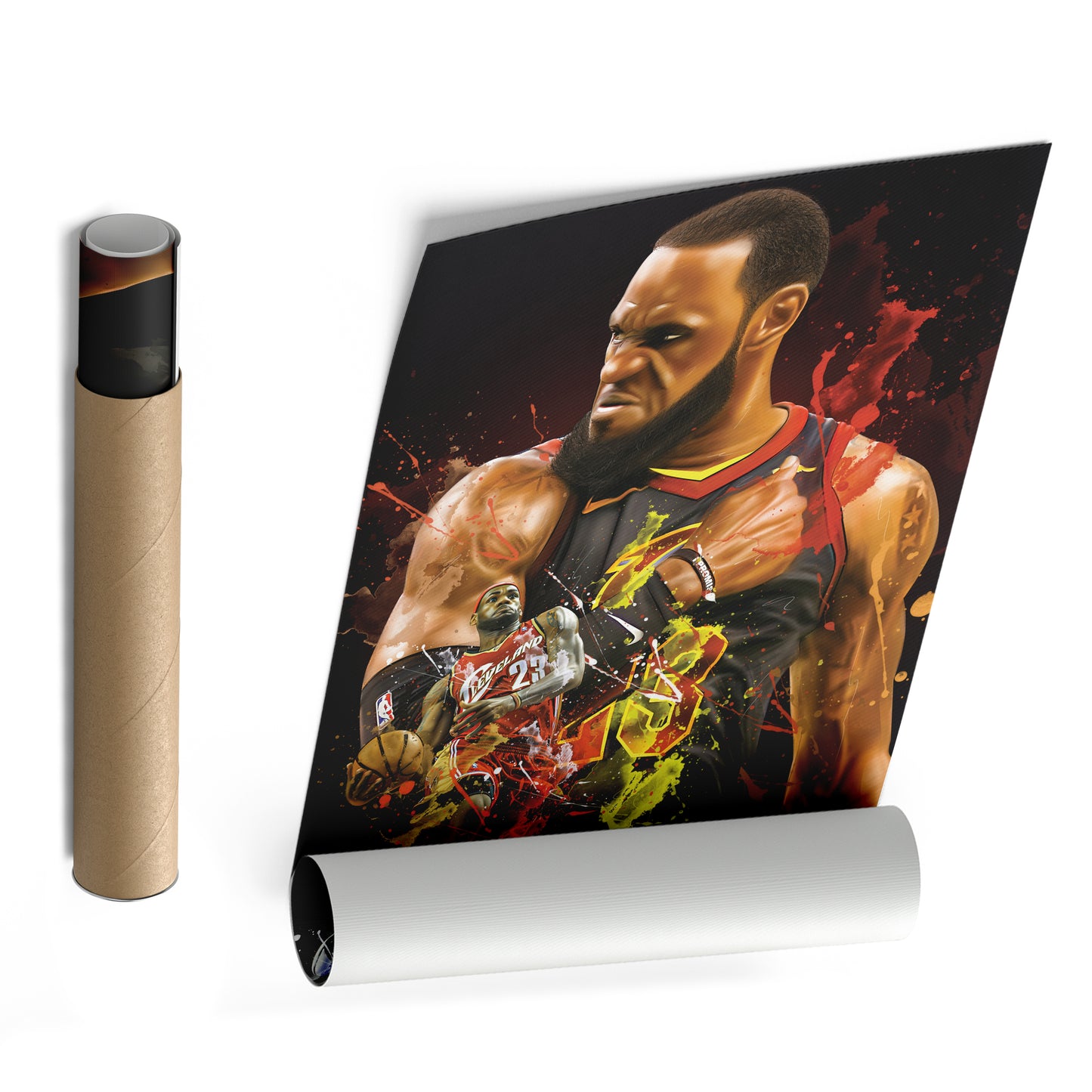 LeBron James Cavaliers Canvas Print | Cleveland Basketball Wall Art