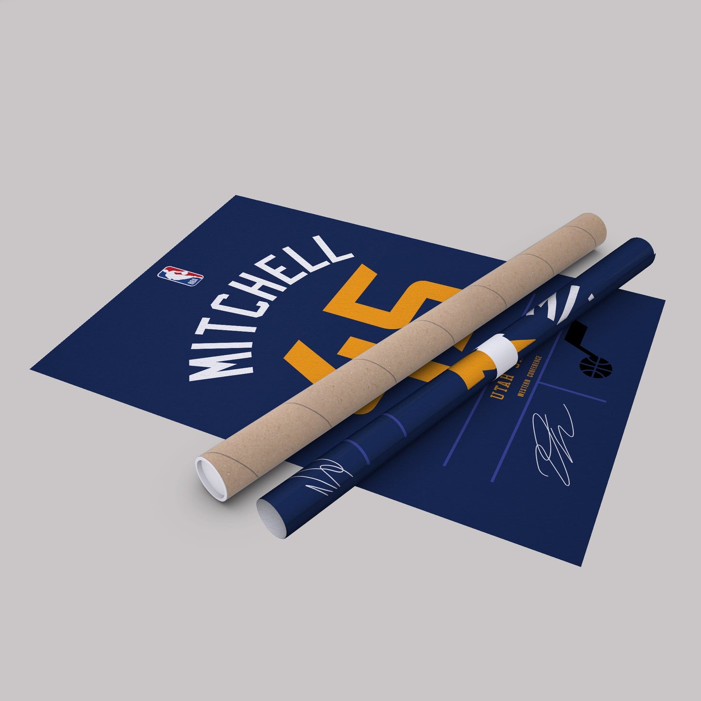 Donovan Mitchell Jazz Jersey Canvas Print | Wall Art Decor