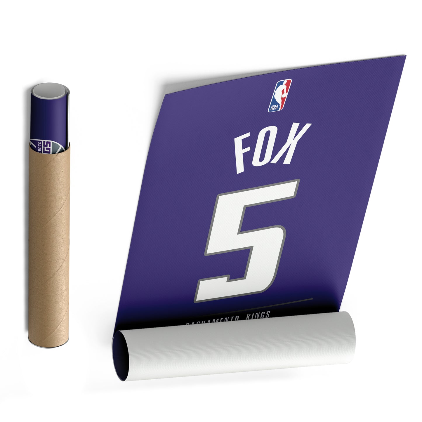 De'Aaron Fox Kings Jersey Canvas Print | Wall Art Decor