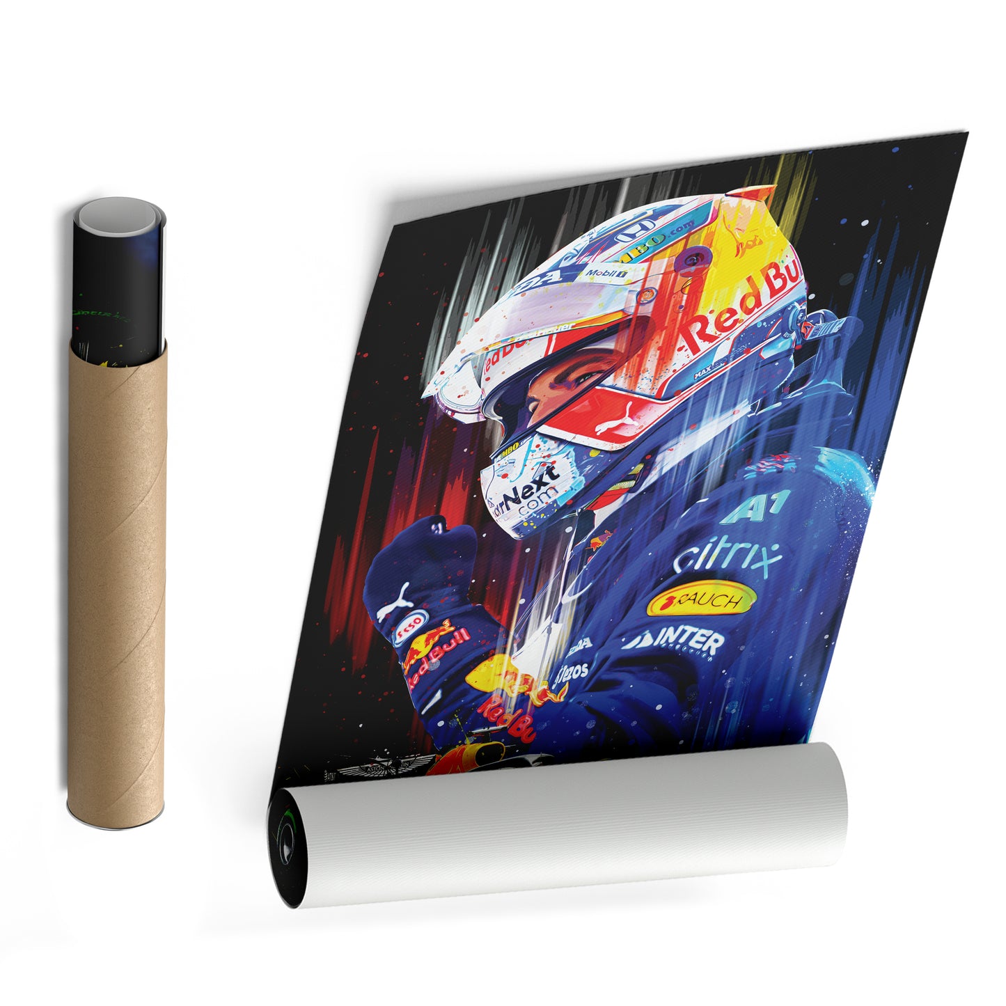 Max Verstappen Red Bull Racing Canvas Print | F1 Champion Wall Art