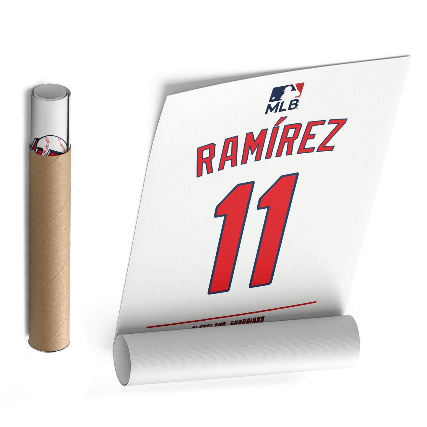 José Ramírez Guardians Jersey Canvas Print | Wall Art Decor