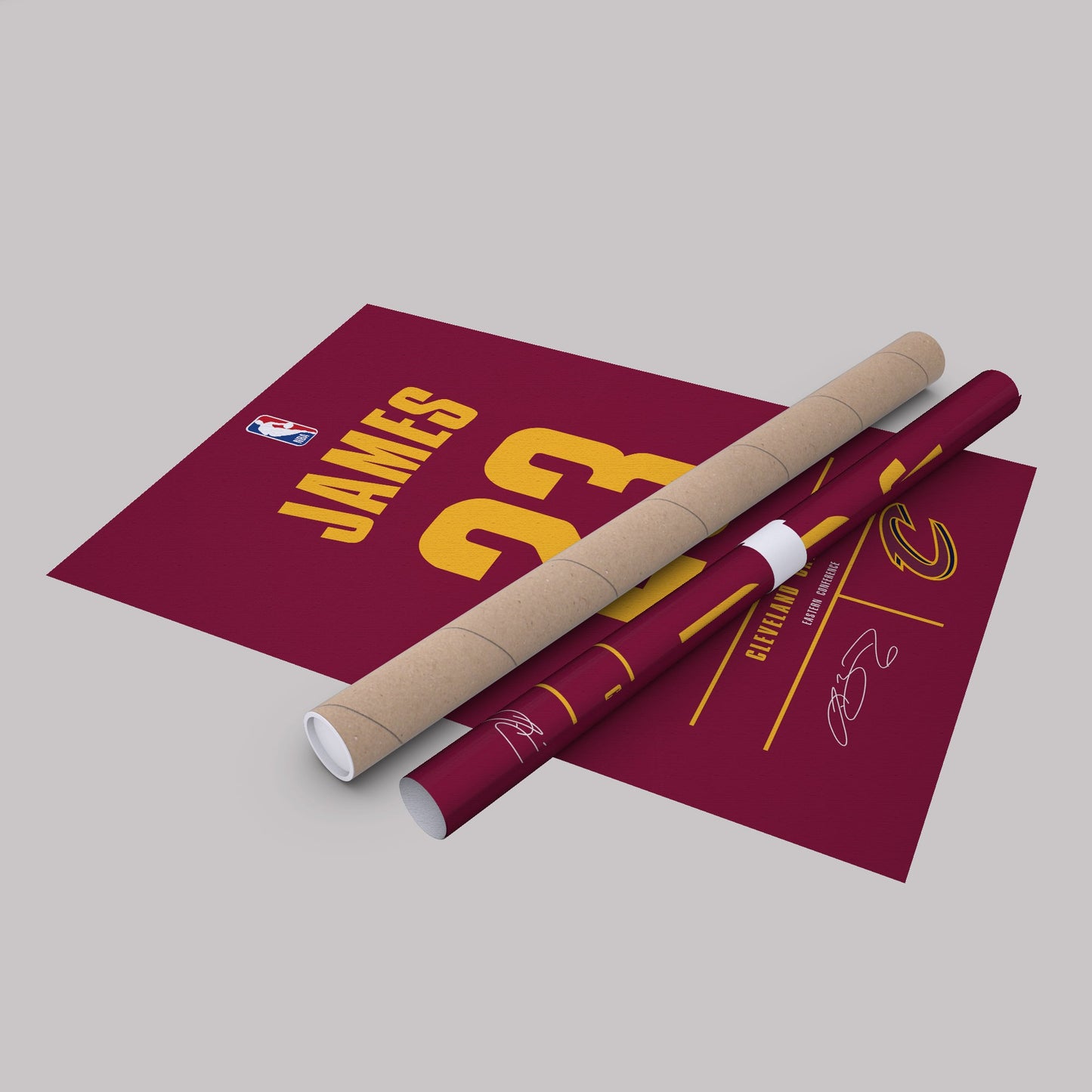 Lebron James Cavaliers Jersey Canvas Print | Wall Art Decor