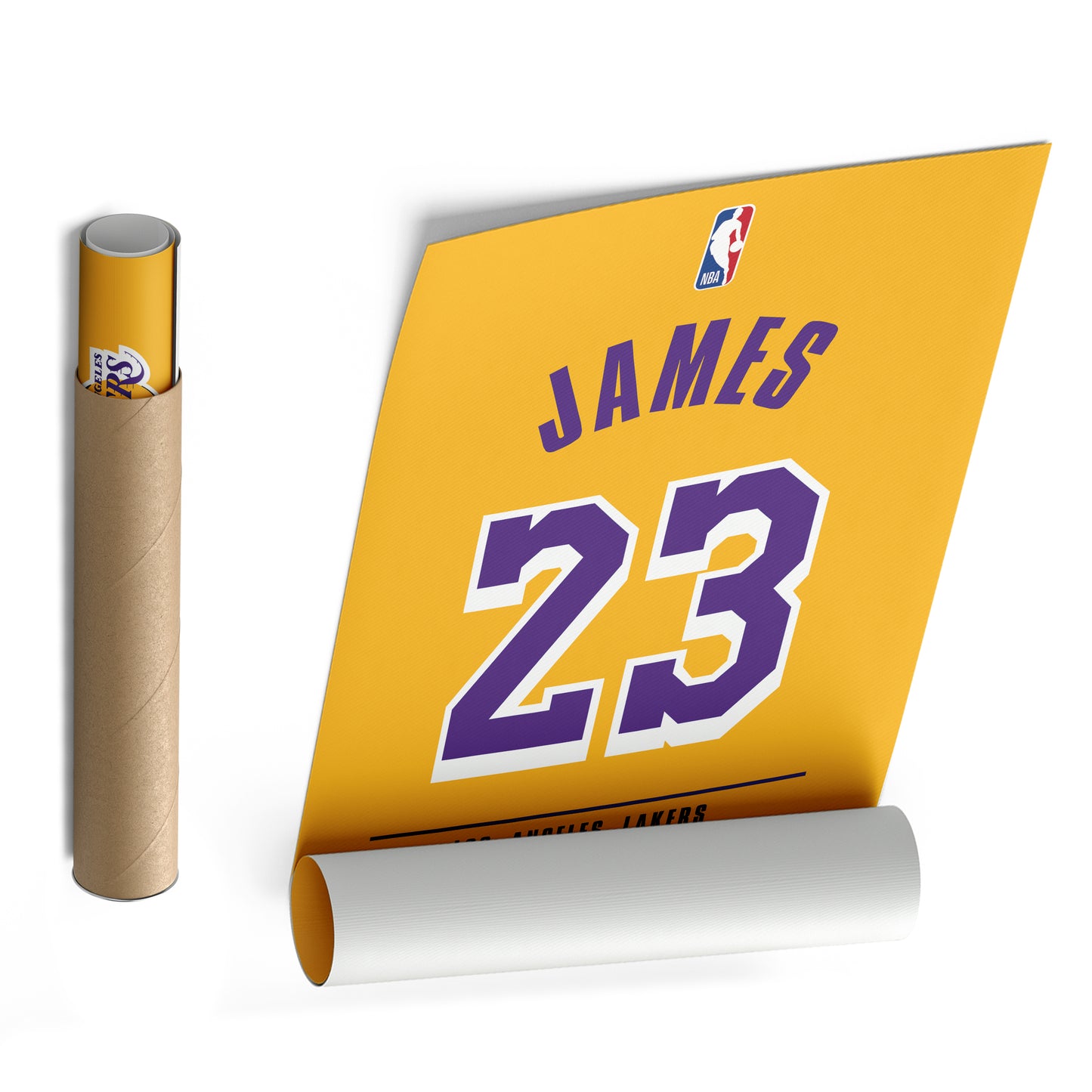 Lebron James Lakers #23 Jersey Canvas Print | Wall Art Decor