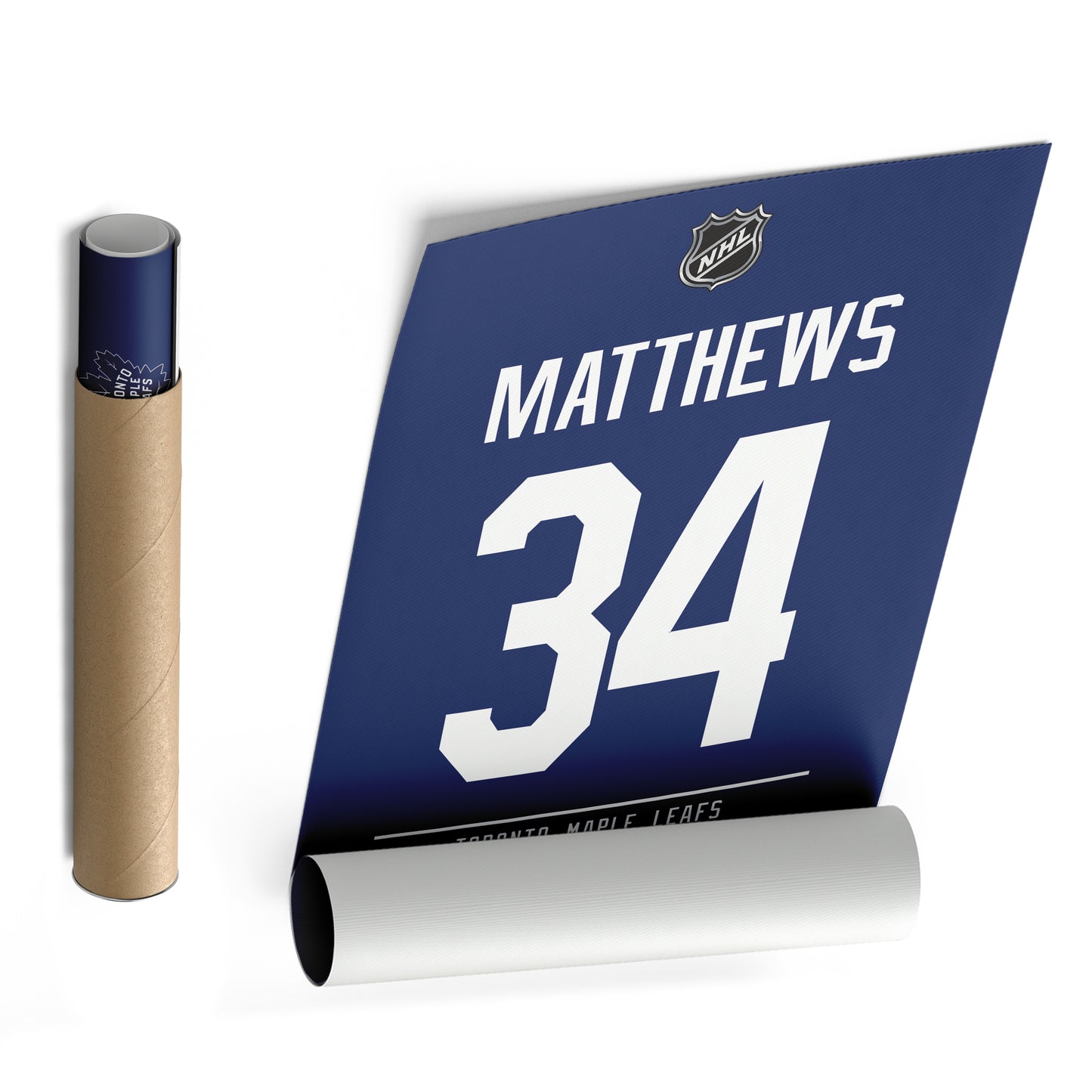 Auston Matthews Maple Leafs Jersey Canvas Print | Wall Art Decor