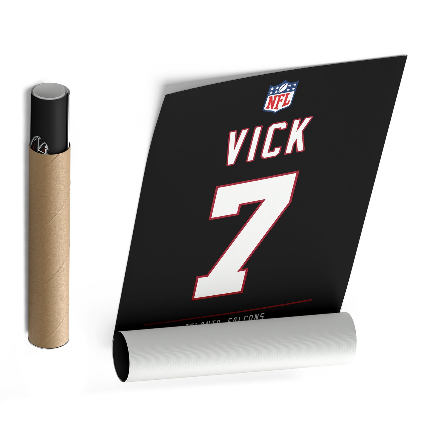 Michael Vick Falcons Jersey Canvas Print | Wall Art Decor