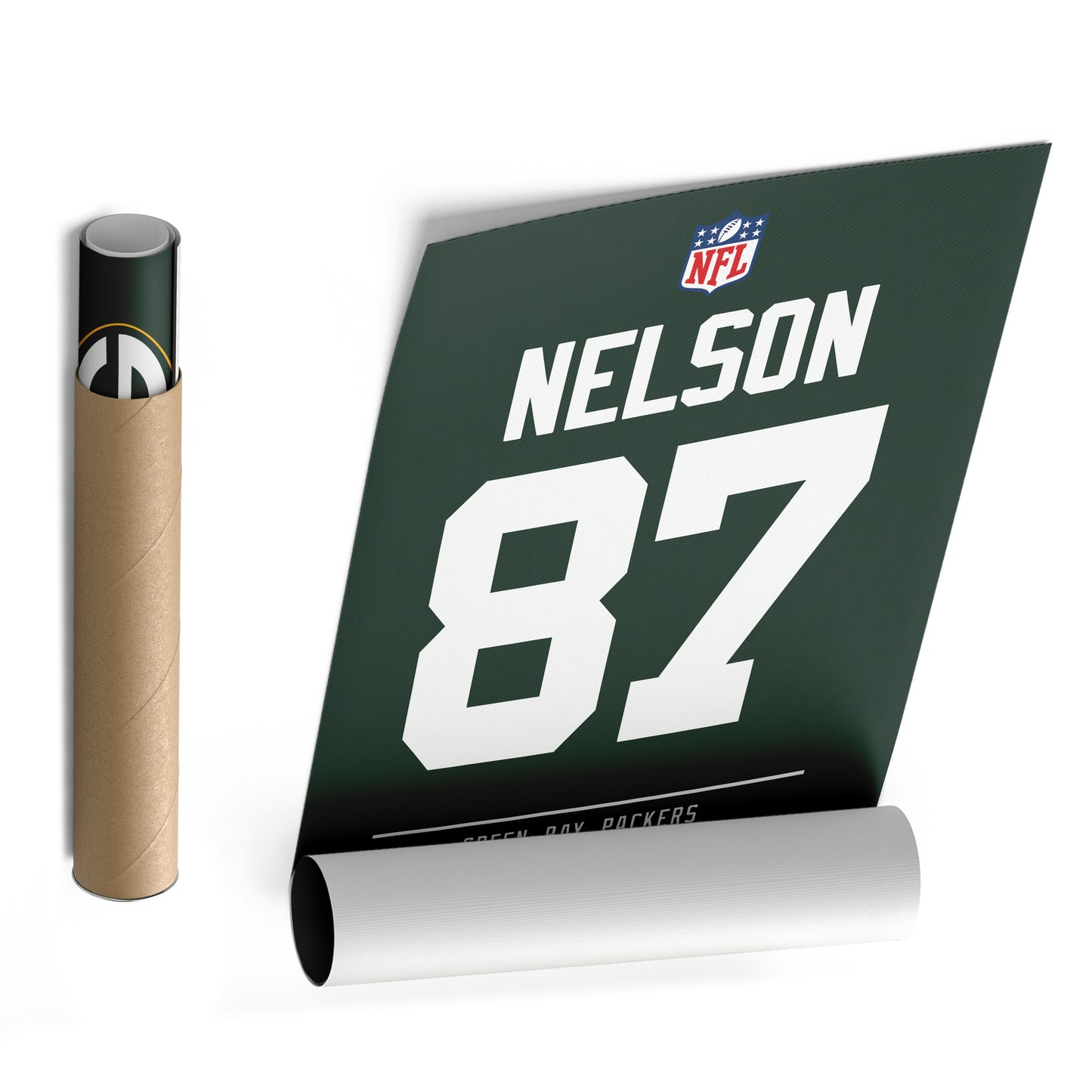 Jordy Nelson Packers Jersey Canvas Print | Wall Art Decor