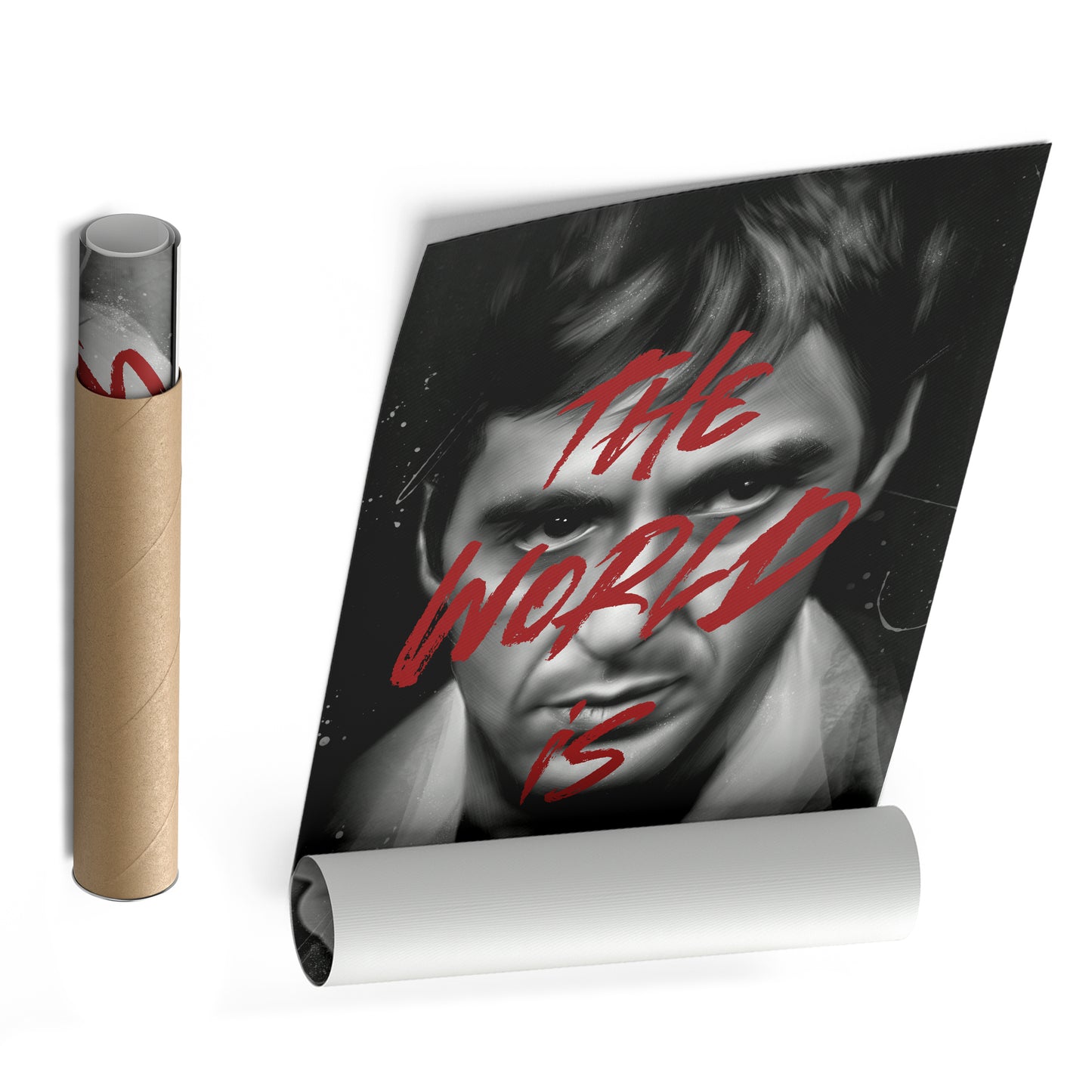 Tony Montana 'The World Is Yours' Canvas Print | Scarface Wall Art