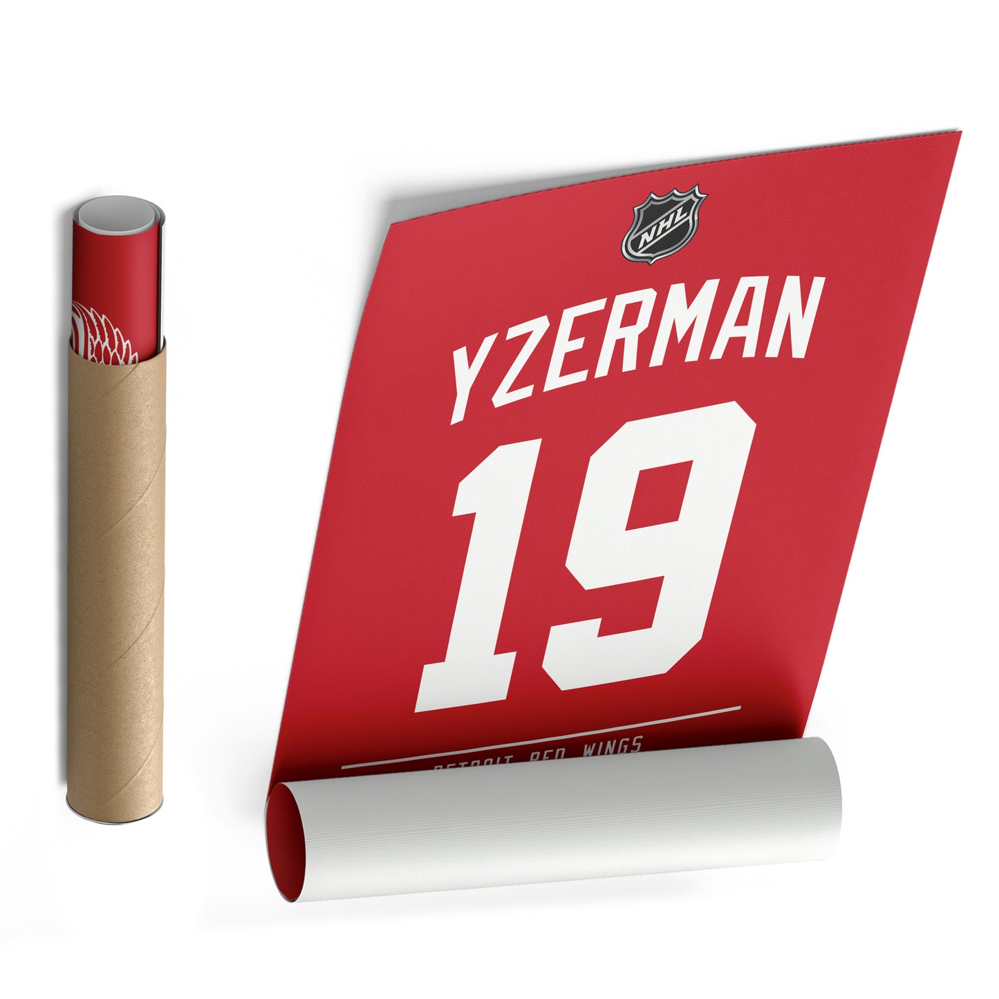 Steve Yzerman Red Wings Jersey Canvas Print | Wall Art Decor