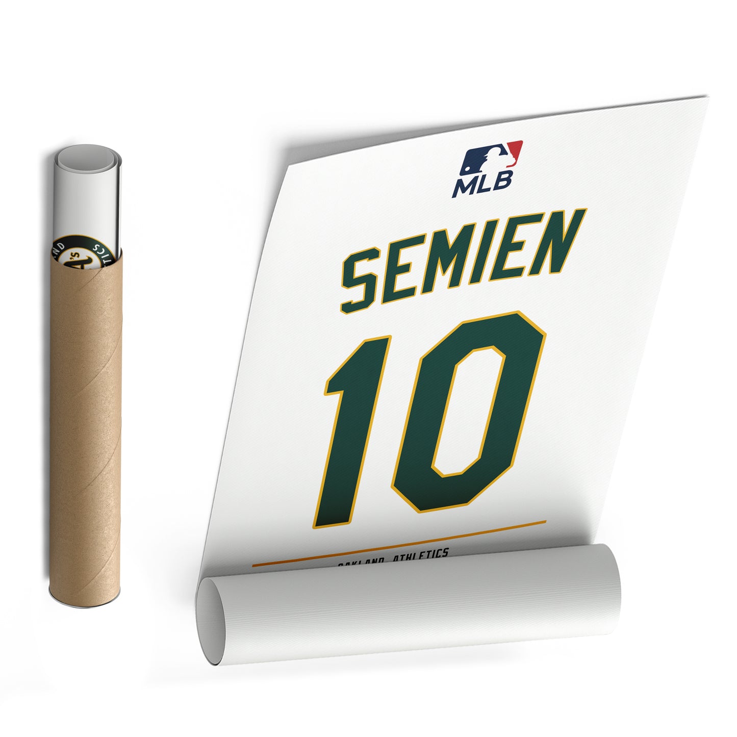 Marcus Semien Athletics Jersey Canvas Print | Wall Art Decor