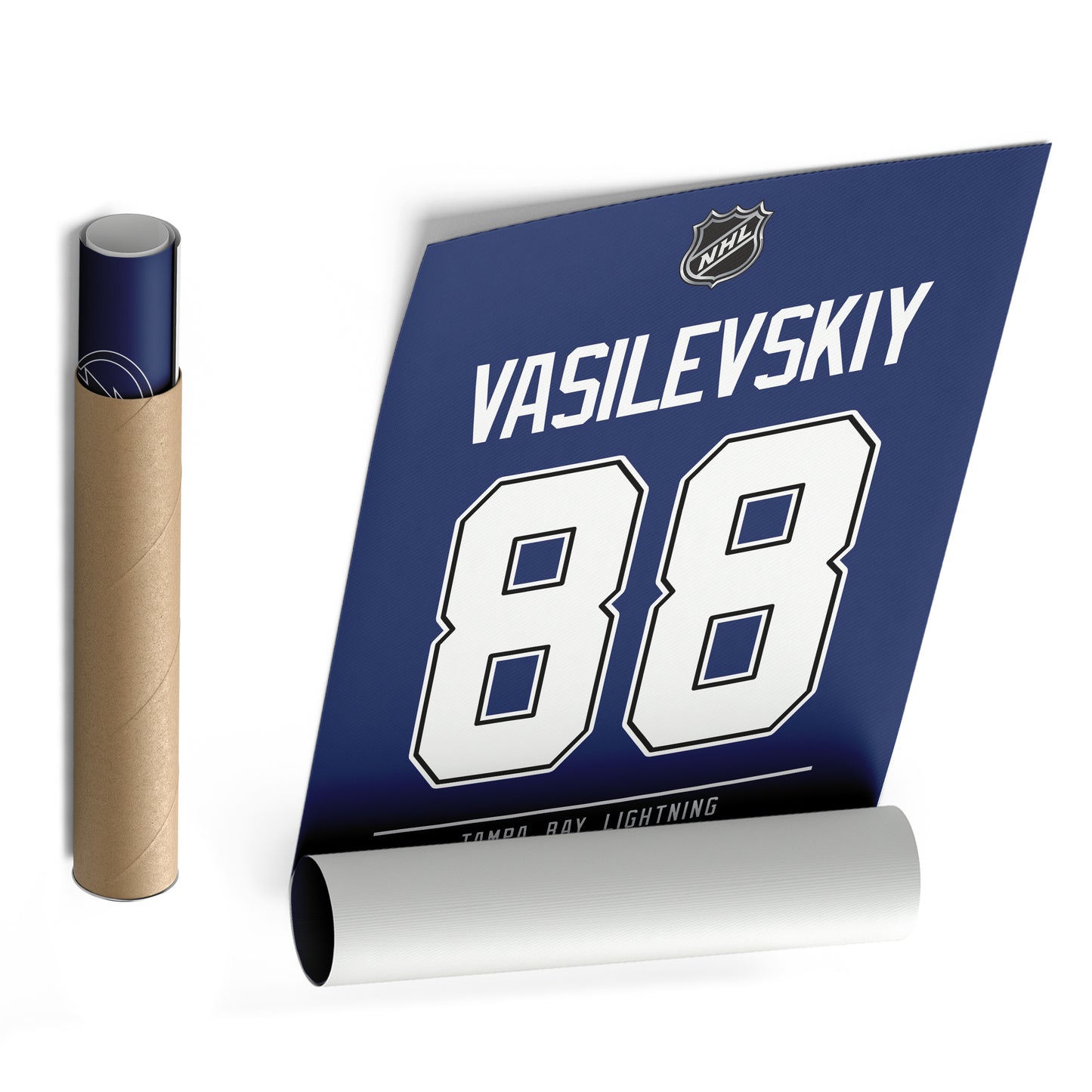 Andrei Vasilevskiy Lightning Jersey Canvas Print | Wall Art Decor