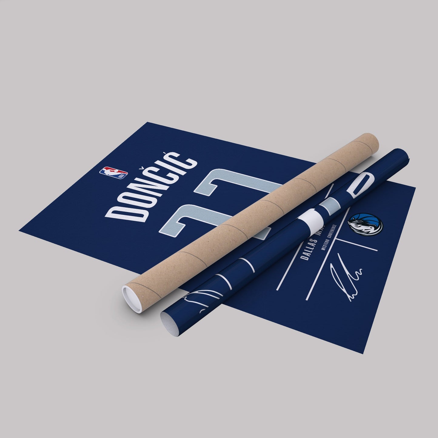 Luka Doncic Mavericks Jersey Canvas Print | Wall Art Decor