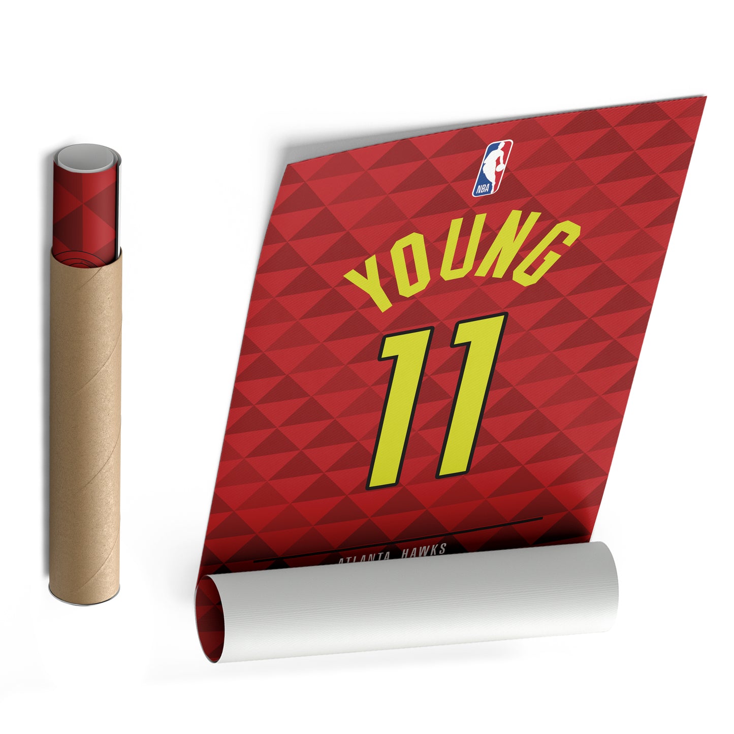 Trae Young Hawks Jersey Canvas Print | Wall Art Decor