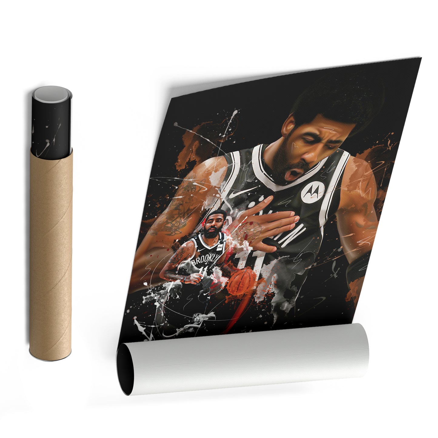 Kyrie Irving Nets Canvas Print | Brooklyn Basketball Wall Art