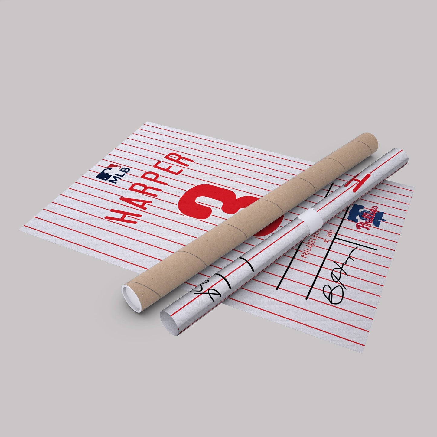 Bryce Harper Phillies Jersey Canvas Print | Wall Art Decor