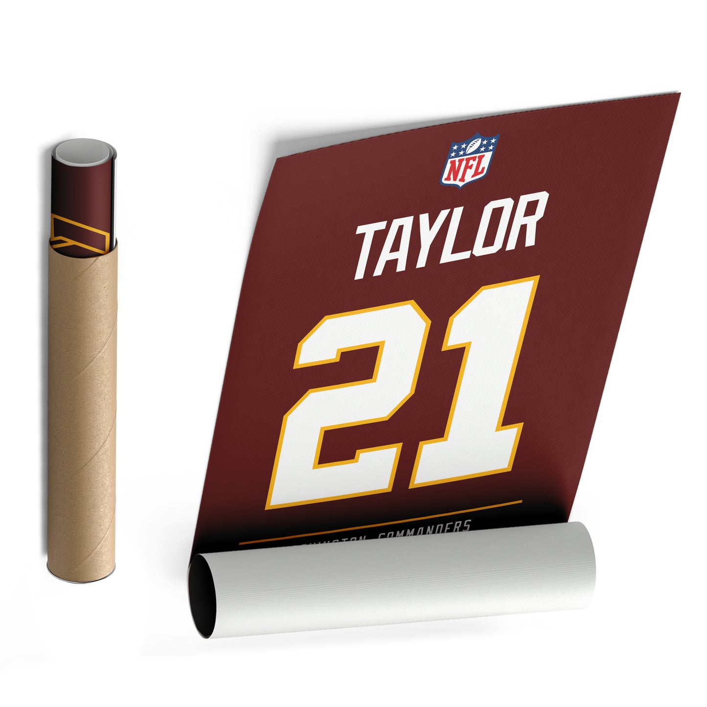 Sean Taylor Commanders Jersey Canvas Print | Wall Art Decor