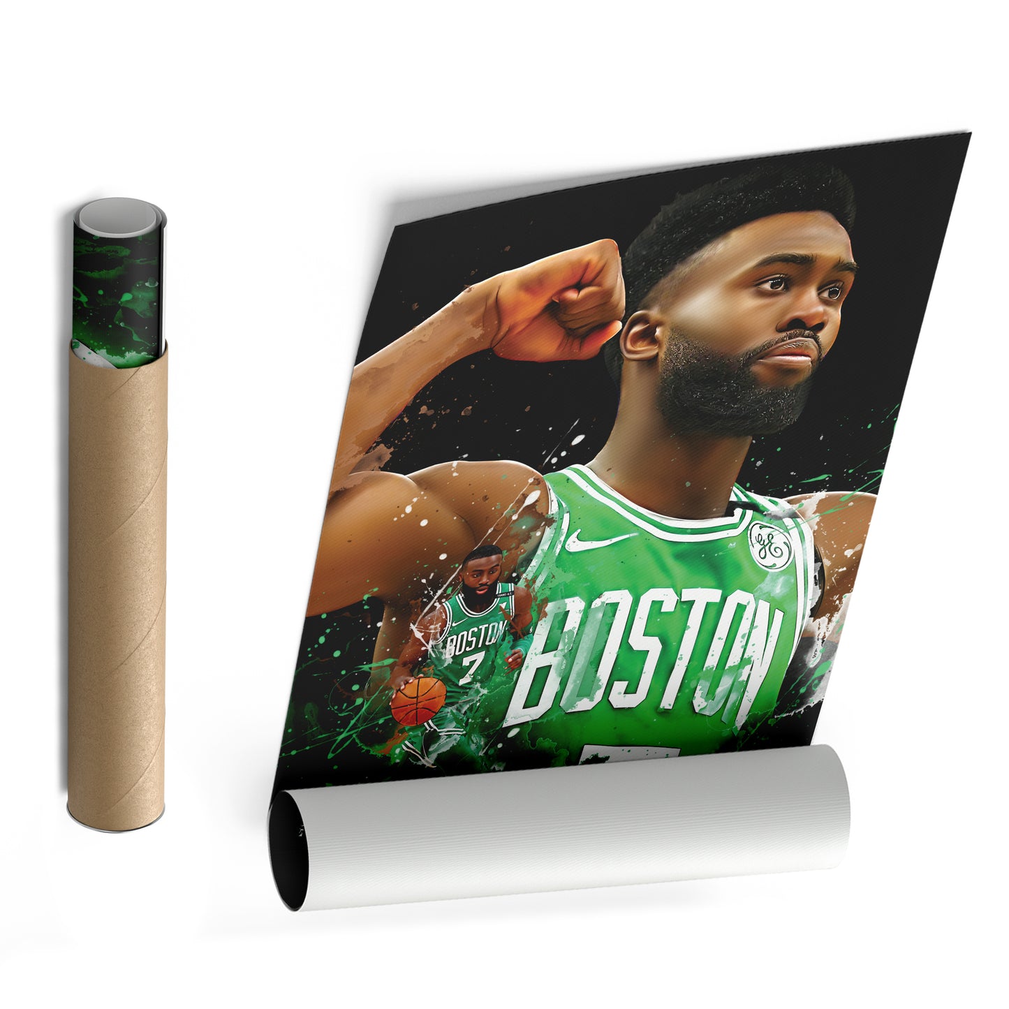 Jaylen Brown Celtics Canvas Print | Boston Basketball Wall Art