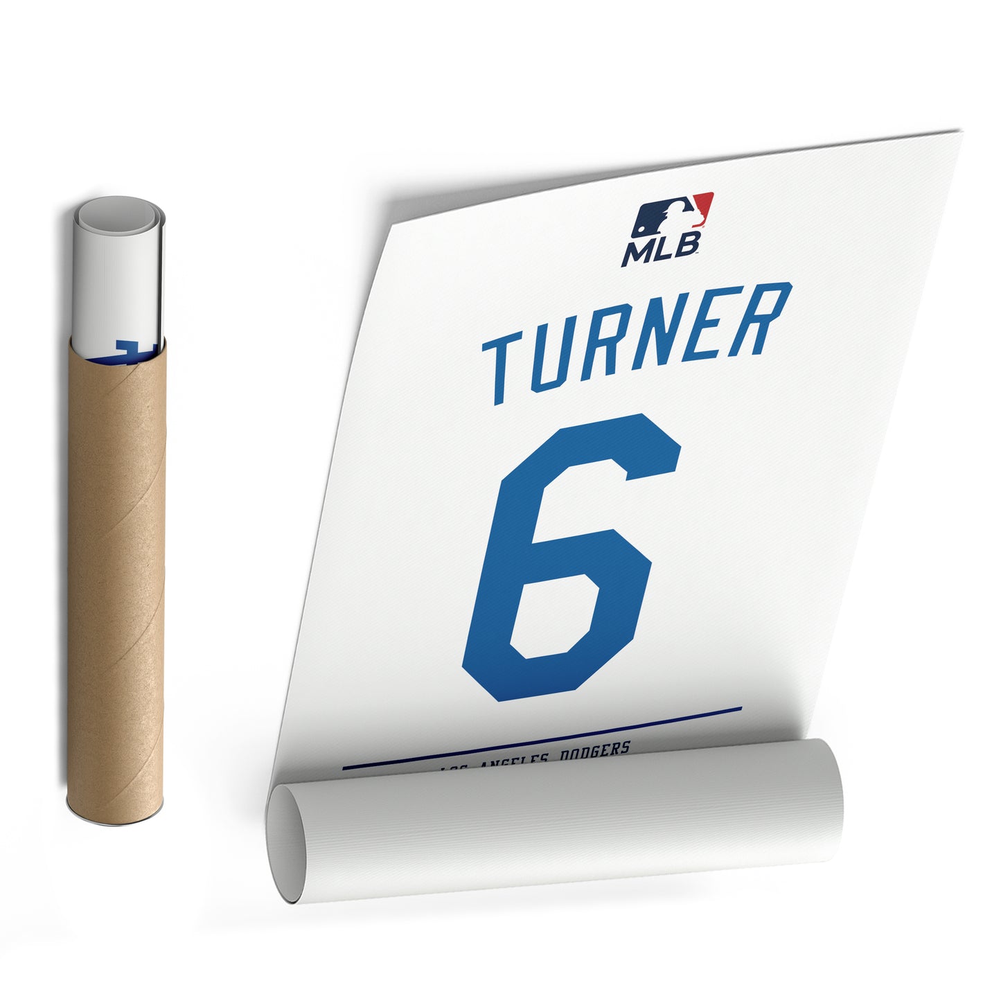 Trea Turner Dodgers Jersey Canvas Print | Wall Art Decor