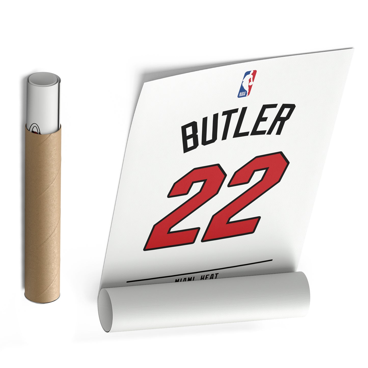 Jimmy Butler Heat Jersey Canvas Print | Wall Art Decor