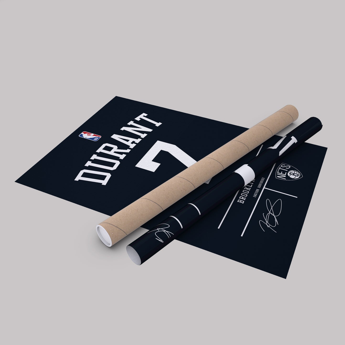 Kevin Durant Nets Jersey Canvas Print | Wall Art Decor