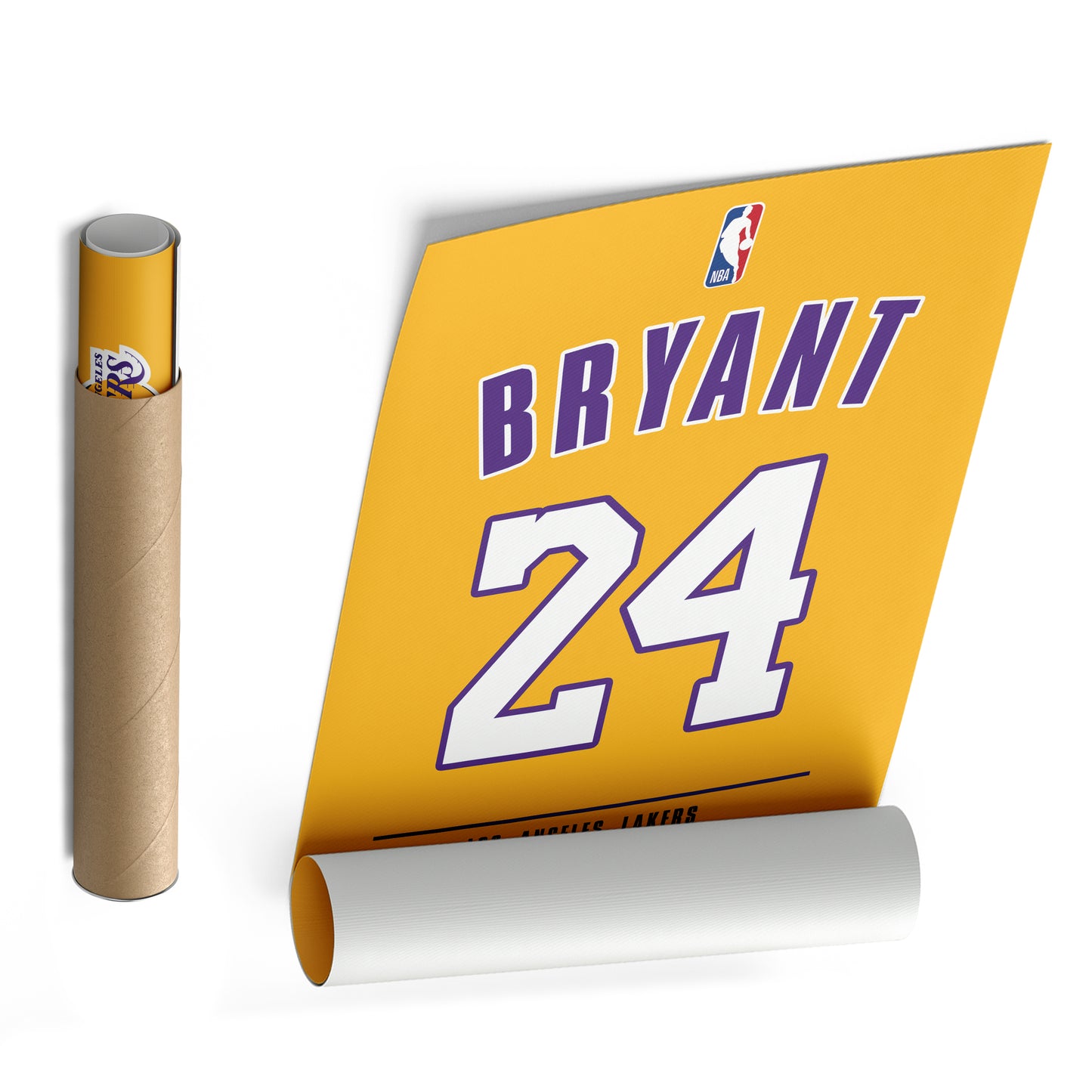 Kobe Bryant Lakers #24 Jersey Canvas Print | Wall Art Decor