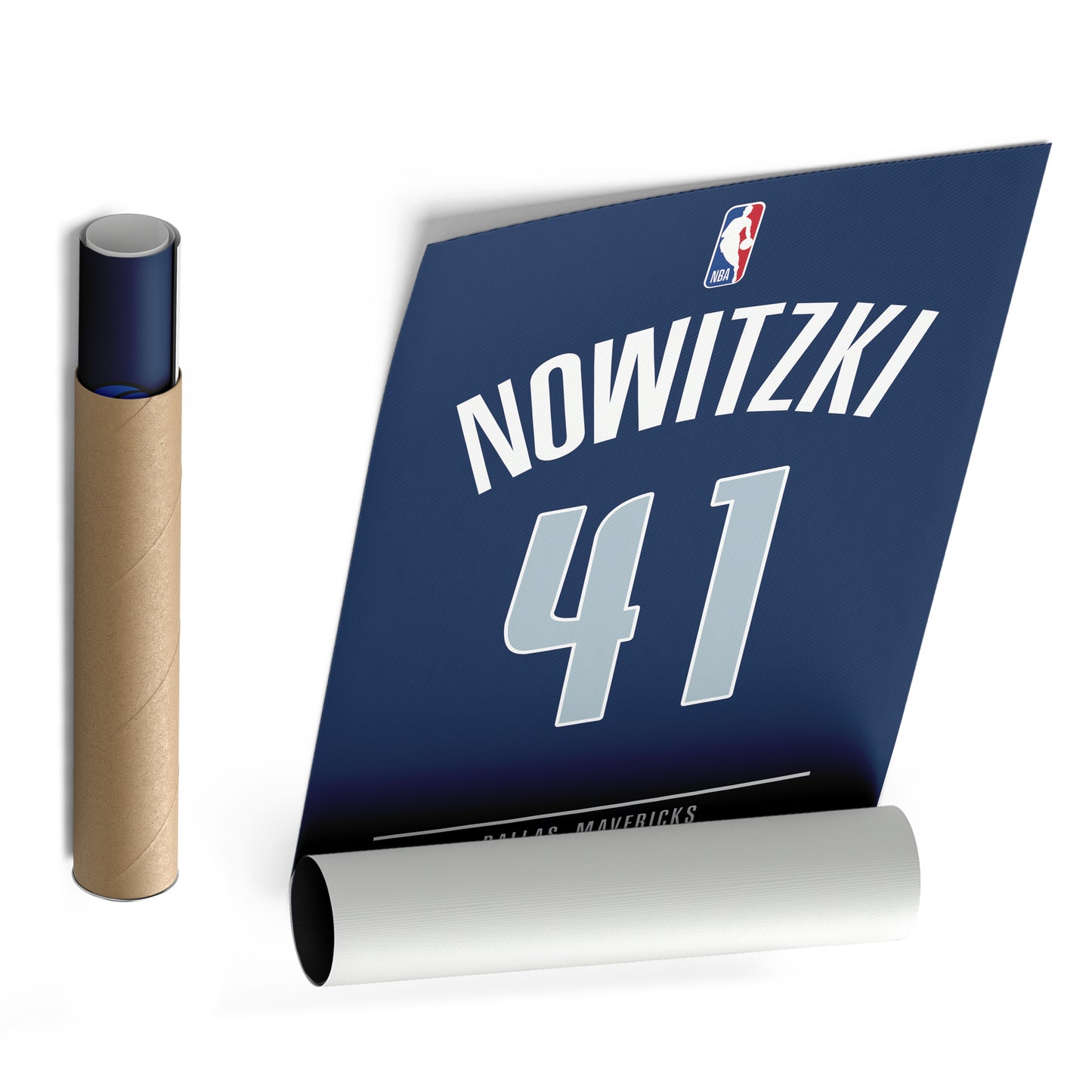 Dirk Nowitzki Mavericks Jersey Canvas Print | Wall Art Decor
