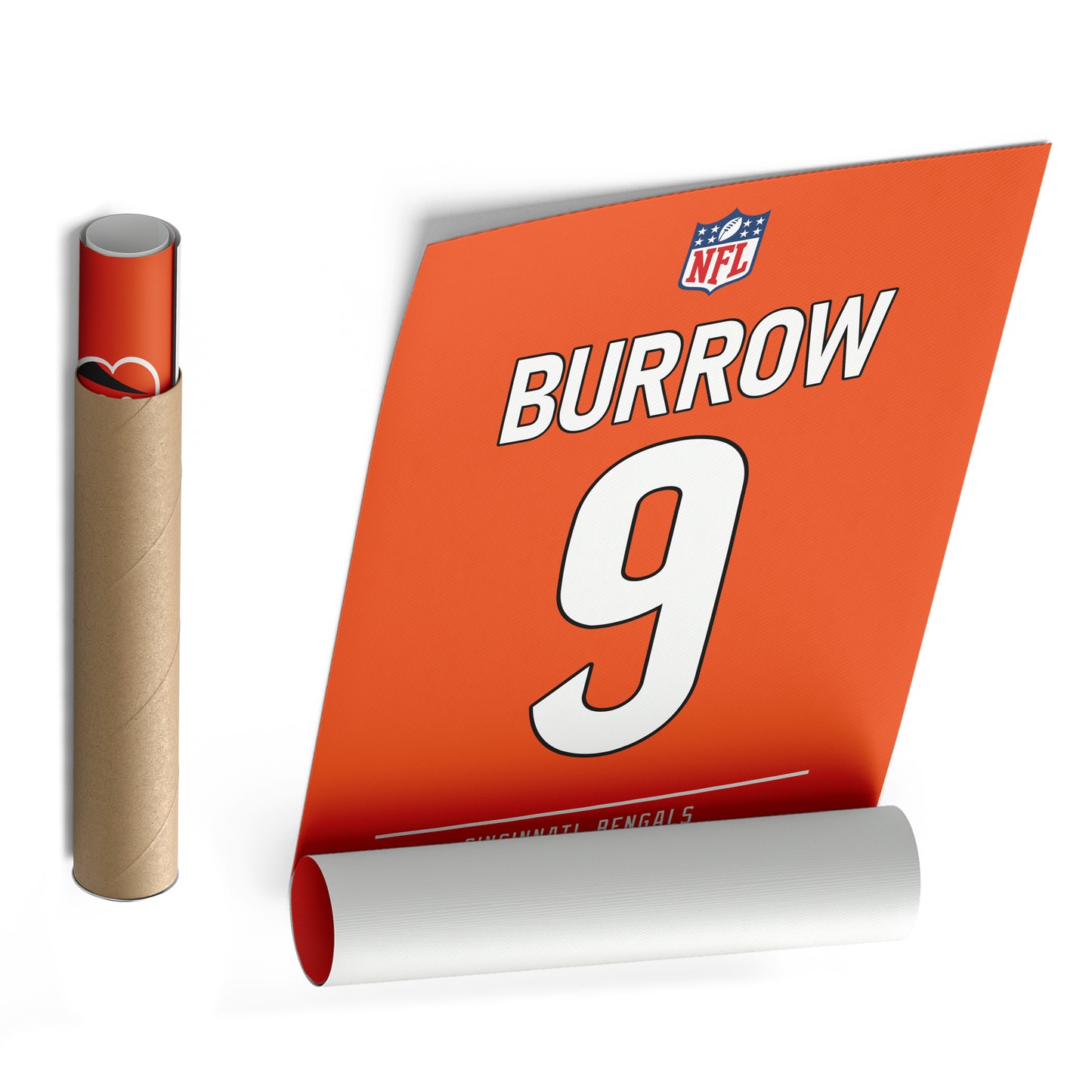 Joe Burrow Bengals Jersey Canvas Print | Wall Art Decor