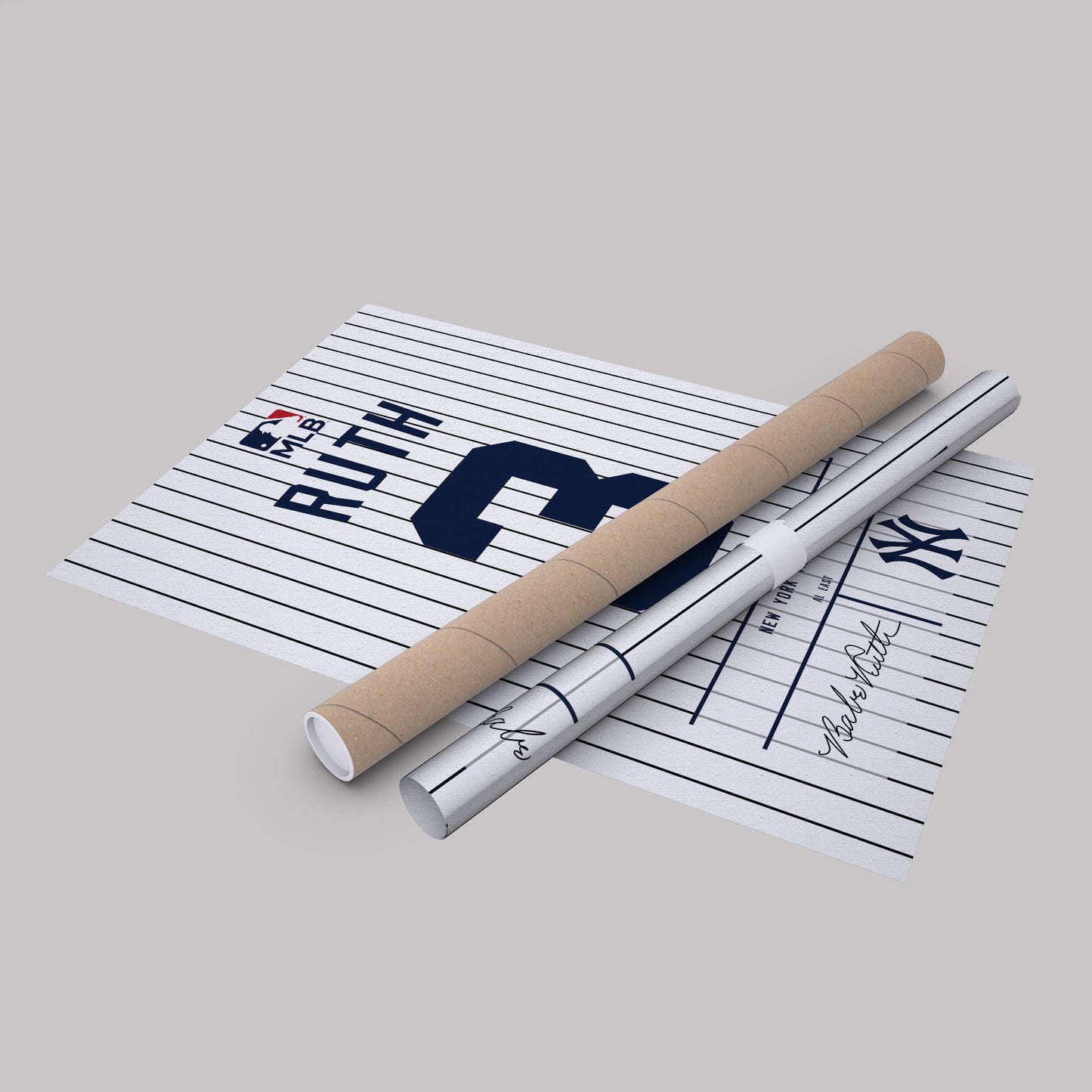 Babe Ruth Yankees Jersey Canvas Print | Wall Art Decor