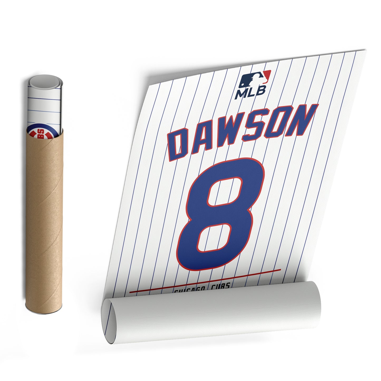 Andre Dawson Cubs Jersey Canvas Print | Wall Art Decor