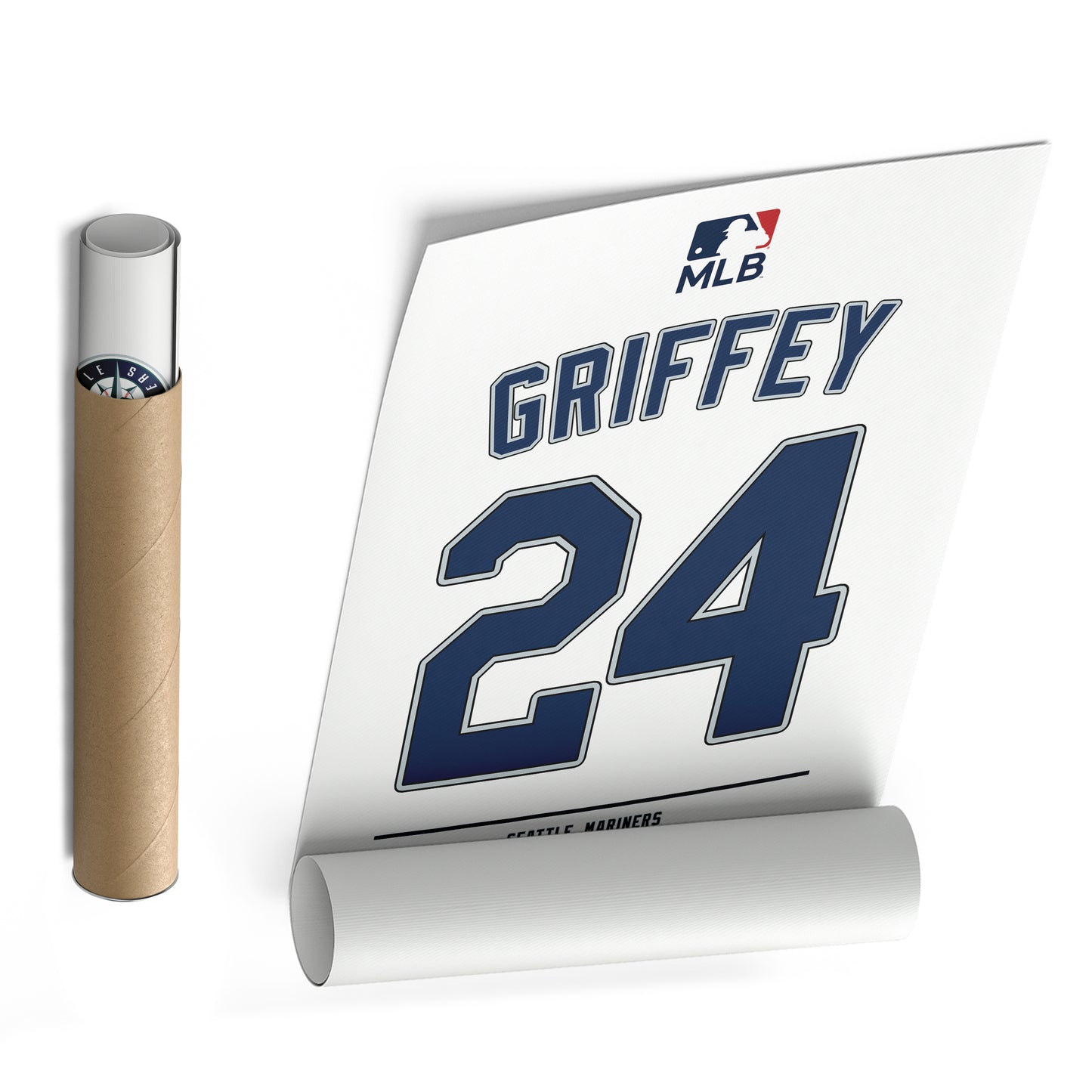 Ken Griffey Jr. Mariners Jersey Canvas Print | Wall Art Decor