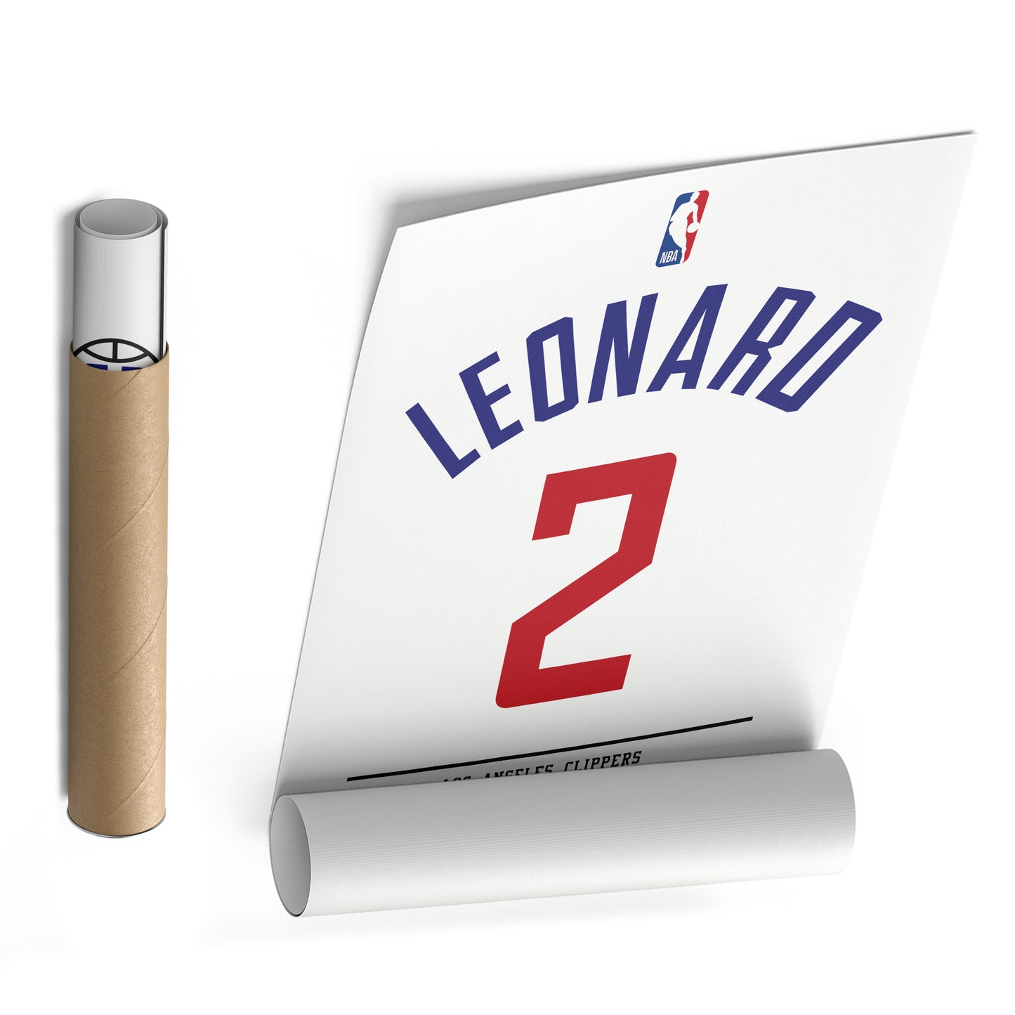 Kawhi Leonard Clippers Jersey Canvas Print | Wall Art Decor